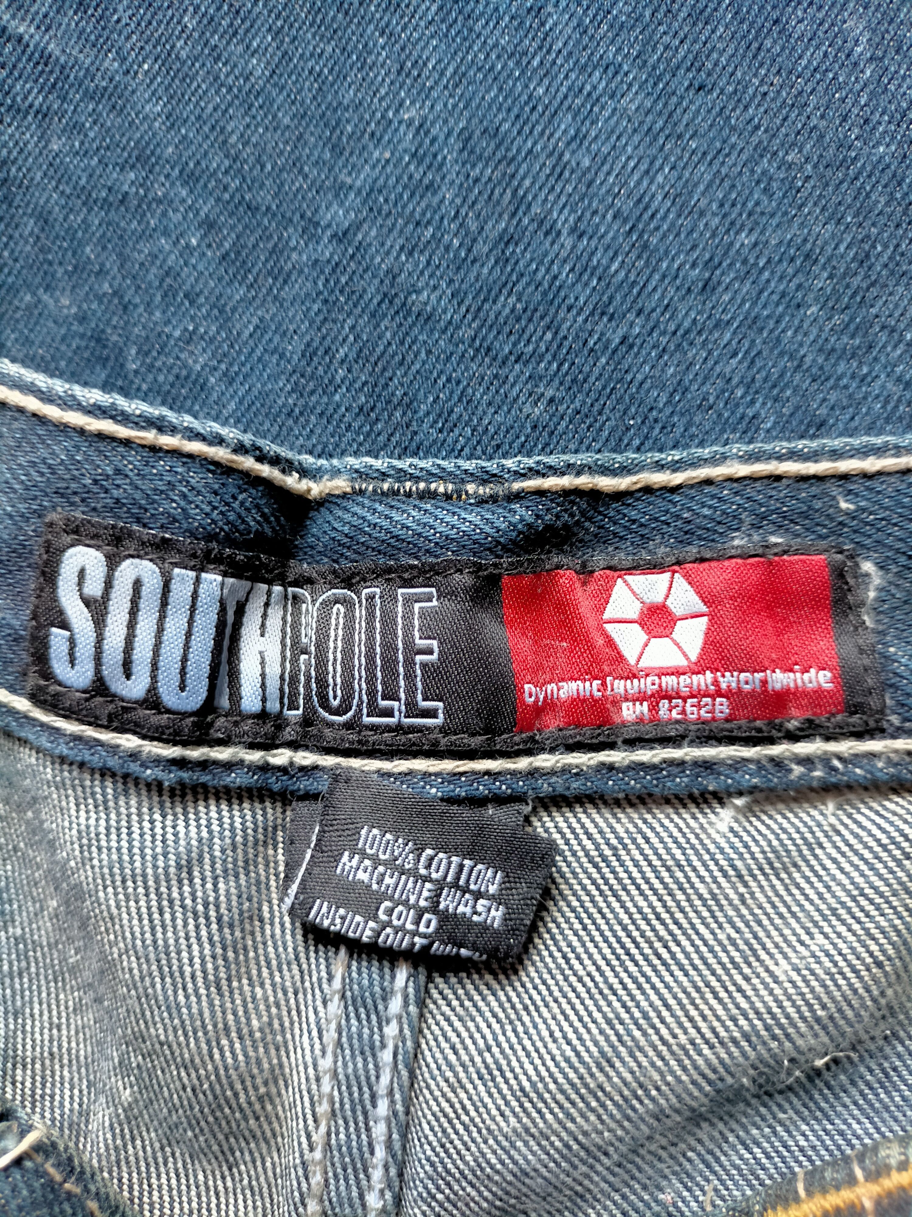 JNCO × Southpole × Vintage Southpole Carpenter Embroiderey Baggy Jeans Size US 32 / EU 48 - 19 Thumbnail