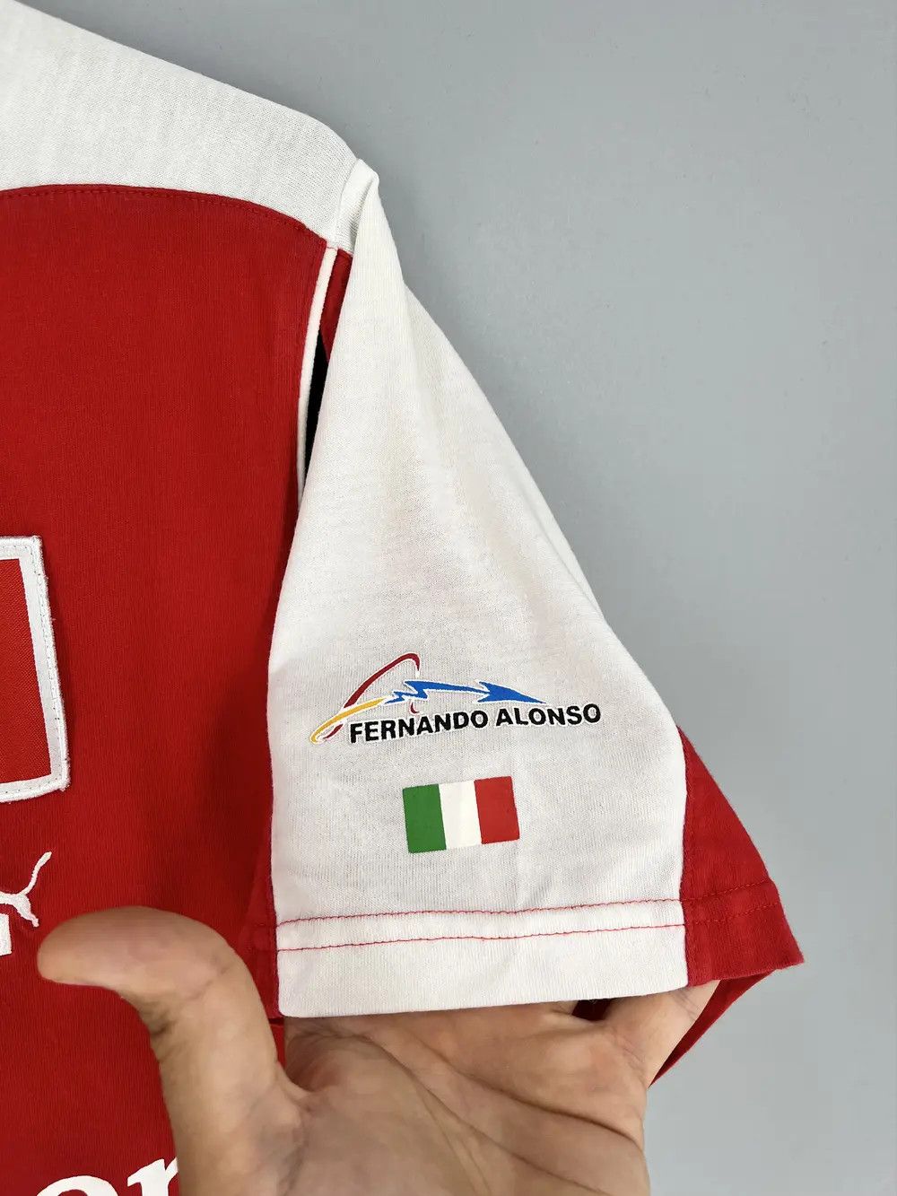 Ferrari × Puma × Vintage Puma Ferrari Santander Shell Formula 1 size young Size US M / EU 48-50 / 2 - 8 Thumbnail