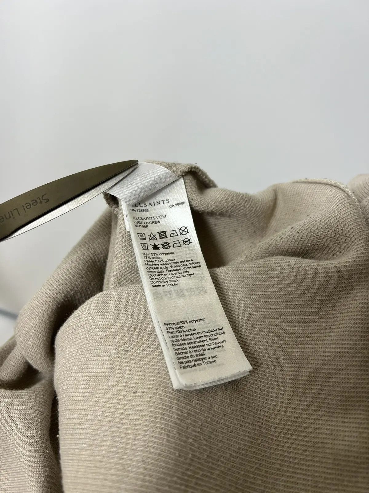 Allsaints × Japanese Brand All Saints luge LS crew Size US L / EU 52-54 / 3 - 5 Thumbnail