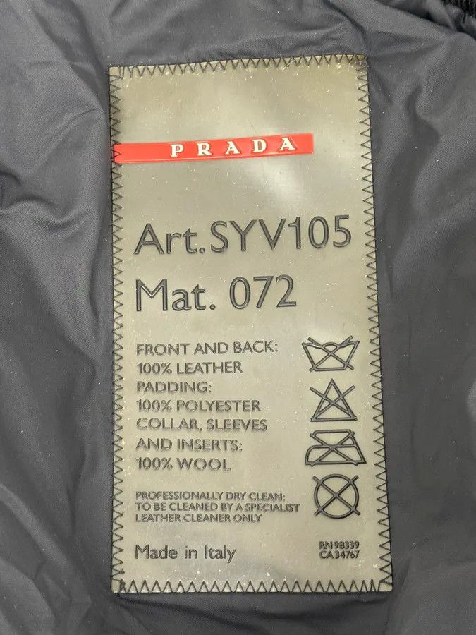 Prada 2000s Prada Hybrid Premium Biker Leather Jacket Size US M / EU 48-50 / 2 - 12 Thumbnail