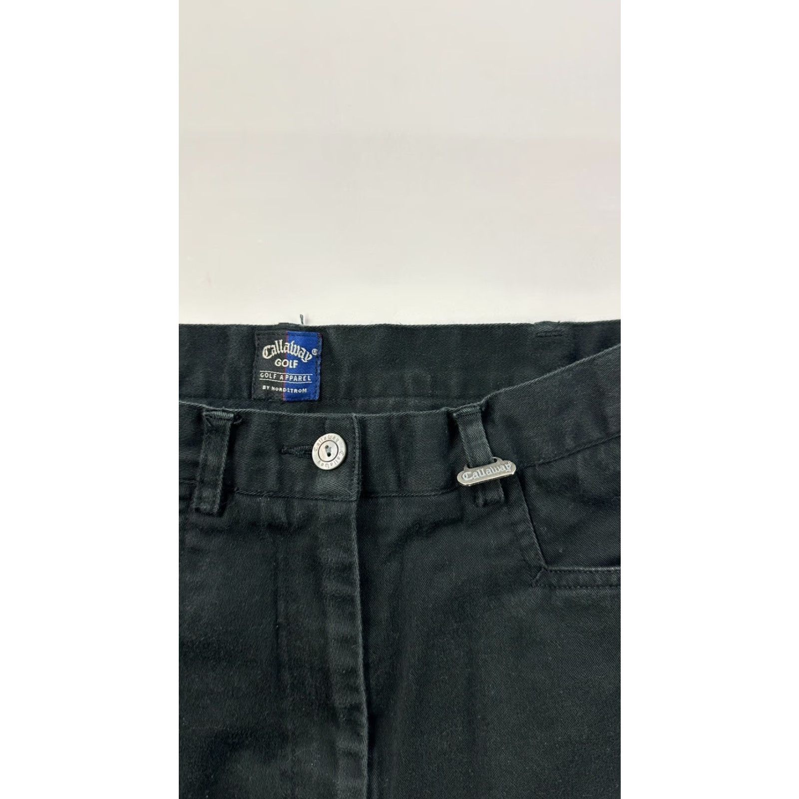Callaway VINTAGE Callaway Shorts Womens 26 Black Bermuda Golf Twill Cotton Spandex Nordstrom Suitability: Golf Womens Size 26" / US 2 / IT 38 - 4 Thumbnail