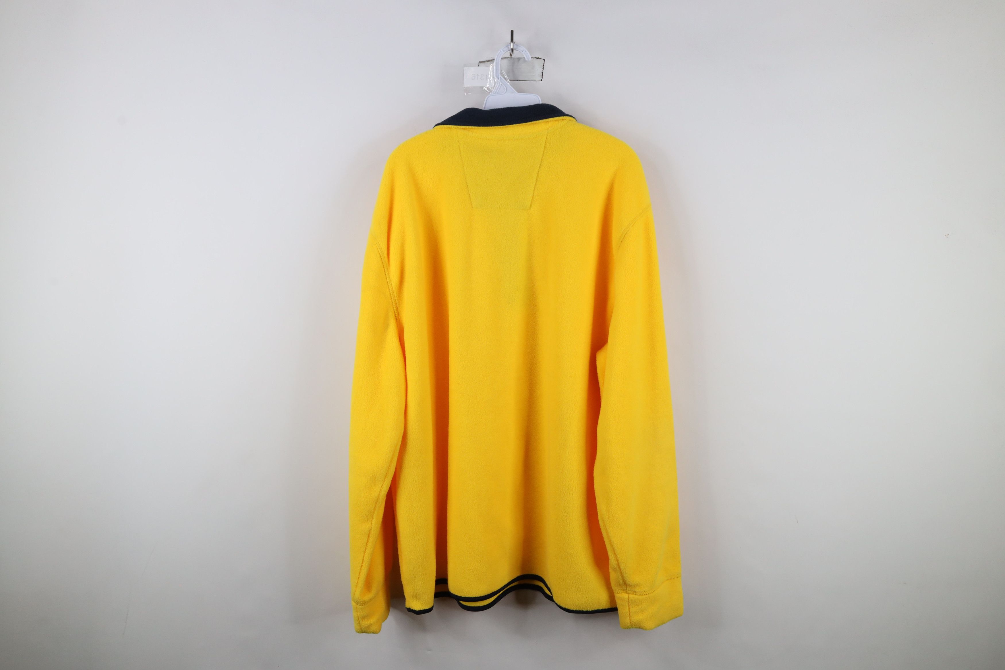 Nautica × Vintage Vintage 90s Nautica Half Zip Fleece Pullover Sweater Size US XXL / EU 58 / 5 - 9 Thumbnail