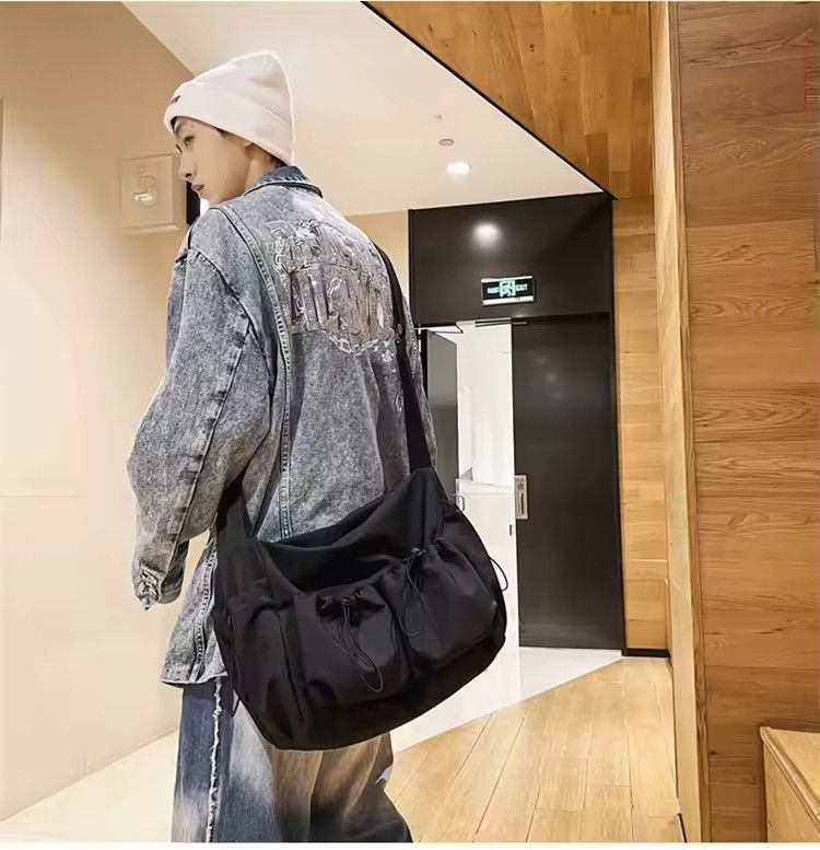 Japanese Brand × Vintage Y2K Japanese Style Tote Shoulder Canvas Bag school Size ONE SIZE - 2 Thumbnail