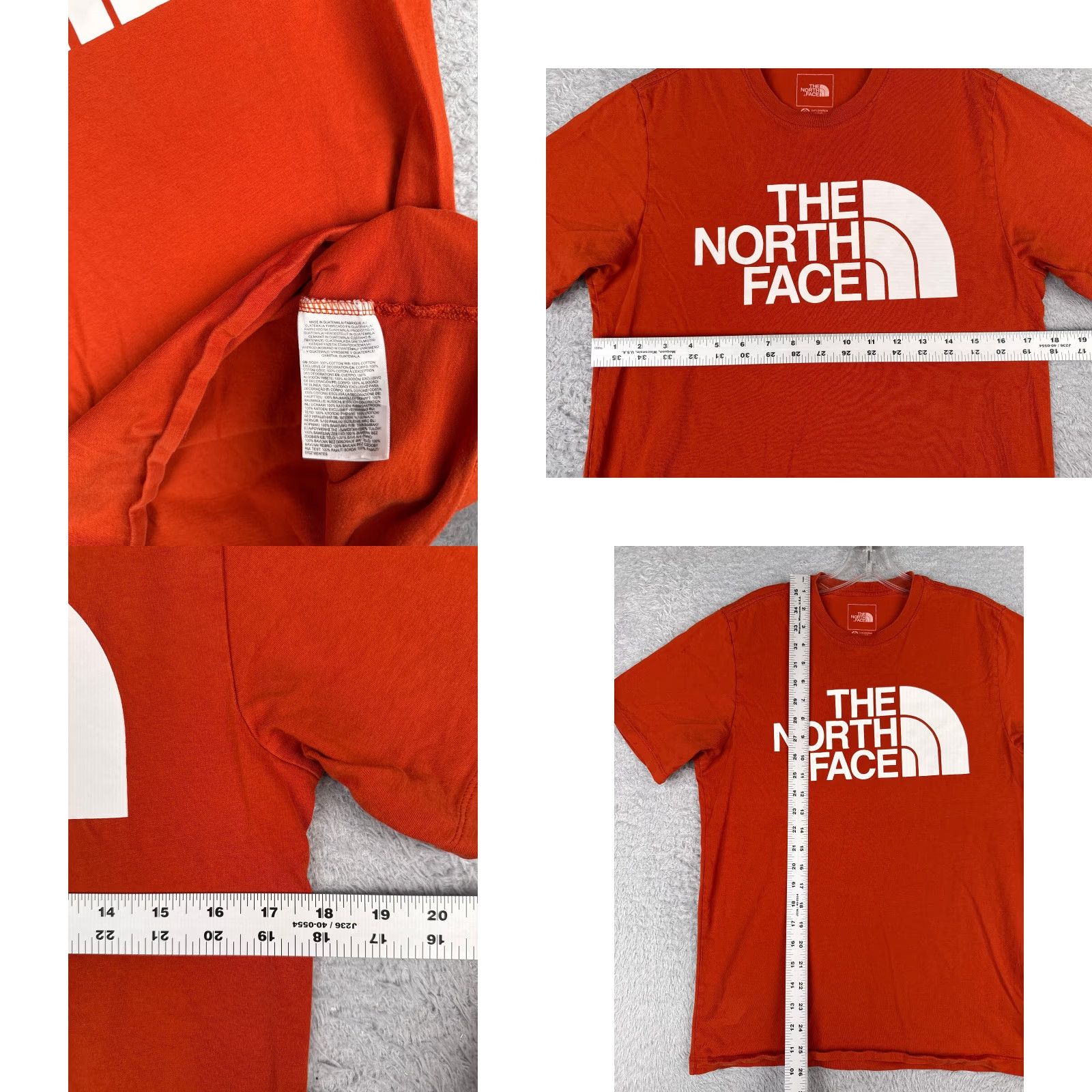 The North Face The North Face Shirt Men Small Petite Red Crew Neck 100% Cotton Short Sleeve Size US S / EU 44-46 / 1 - 8 Thumbnail