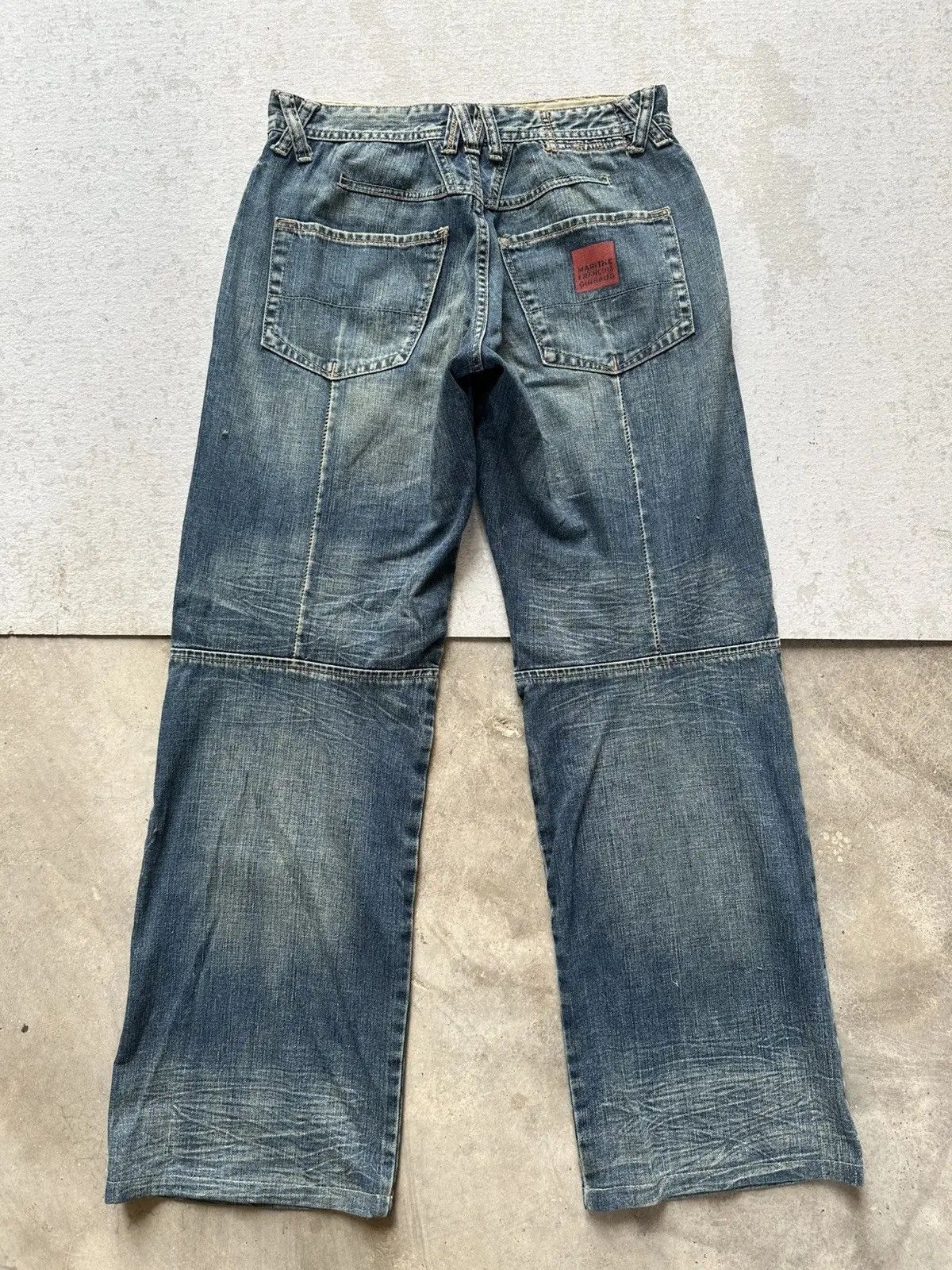 Marithe + Francois Girbaud CRAZY💥Vintage MARITHE FRANCOIS GIRBAUD Jean DoubleKnee Pants Size US 30 / EU 46 - 14 Thumbnail