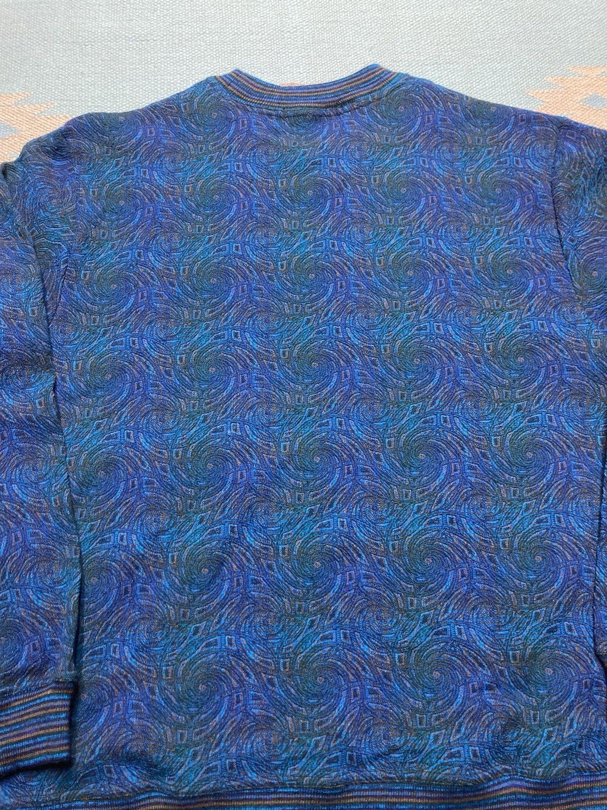 Vintage Jhane Barnes crewneck sweater shirt abstract fractal wool L Size US L / EU 52-54 / 3 - 7 Thumbnail