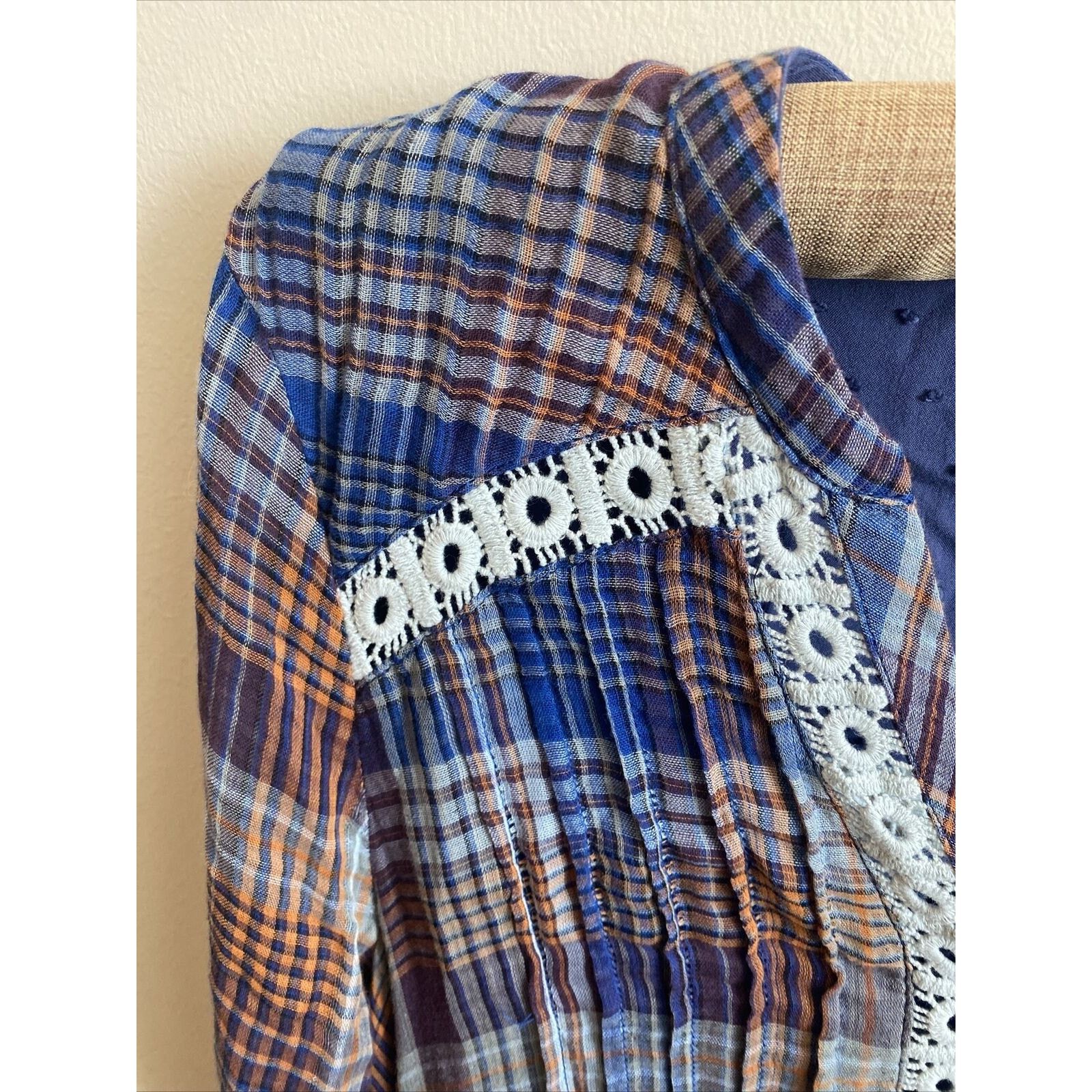 Anthropologie Holding Horses By Anthropologie Abita Plaid Dress M, Size M / US 6-8 / IT 42-44 - 4 Thumbnail