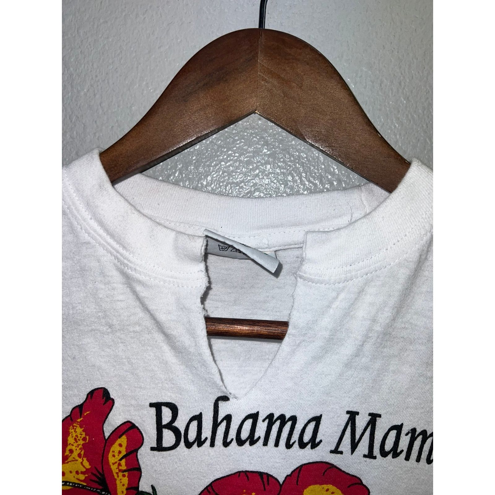 Vintage Vintage Womens Bahama Mama Shirt Bahamas Floral V Neck 90s L Size L / US 10 / IT 46 - 5 Thumbnail