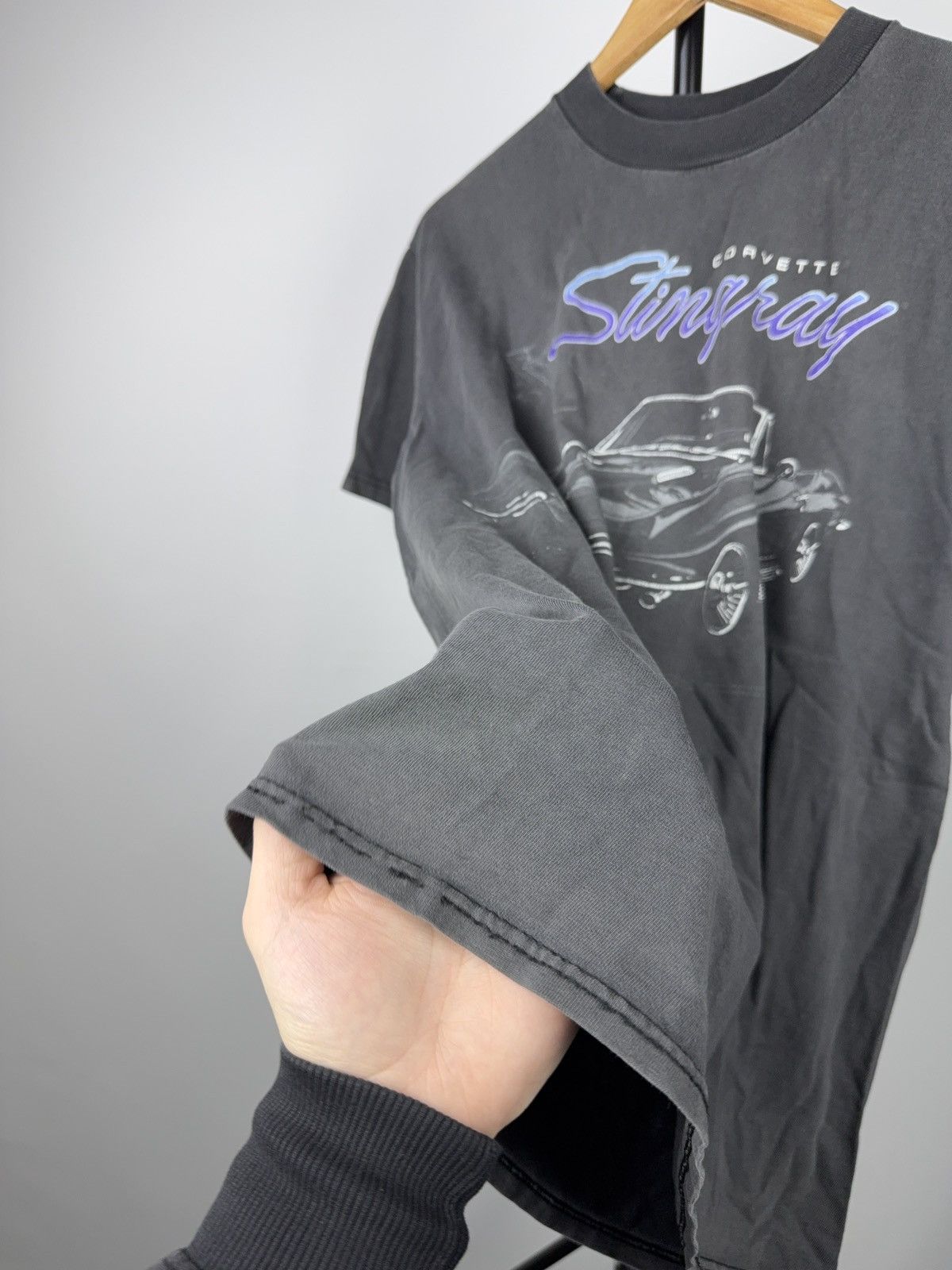 Vintage Vintage 1995 Retro Corvette Stingray Car Graphic T Shirt Size US M / EU 48-50 / 2 - 11 Thumbnail