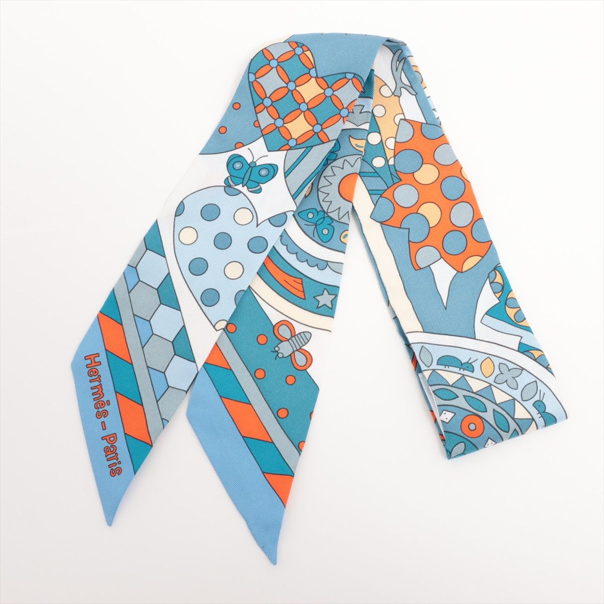Hermes Twilly Les Murmures de la Foret Silk Size ONE SIZE - 1 Thumbnail