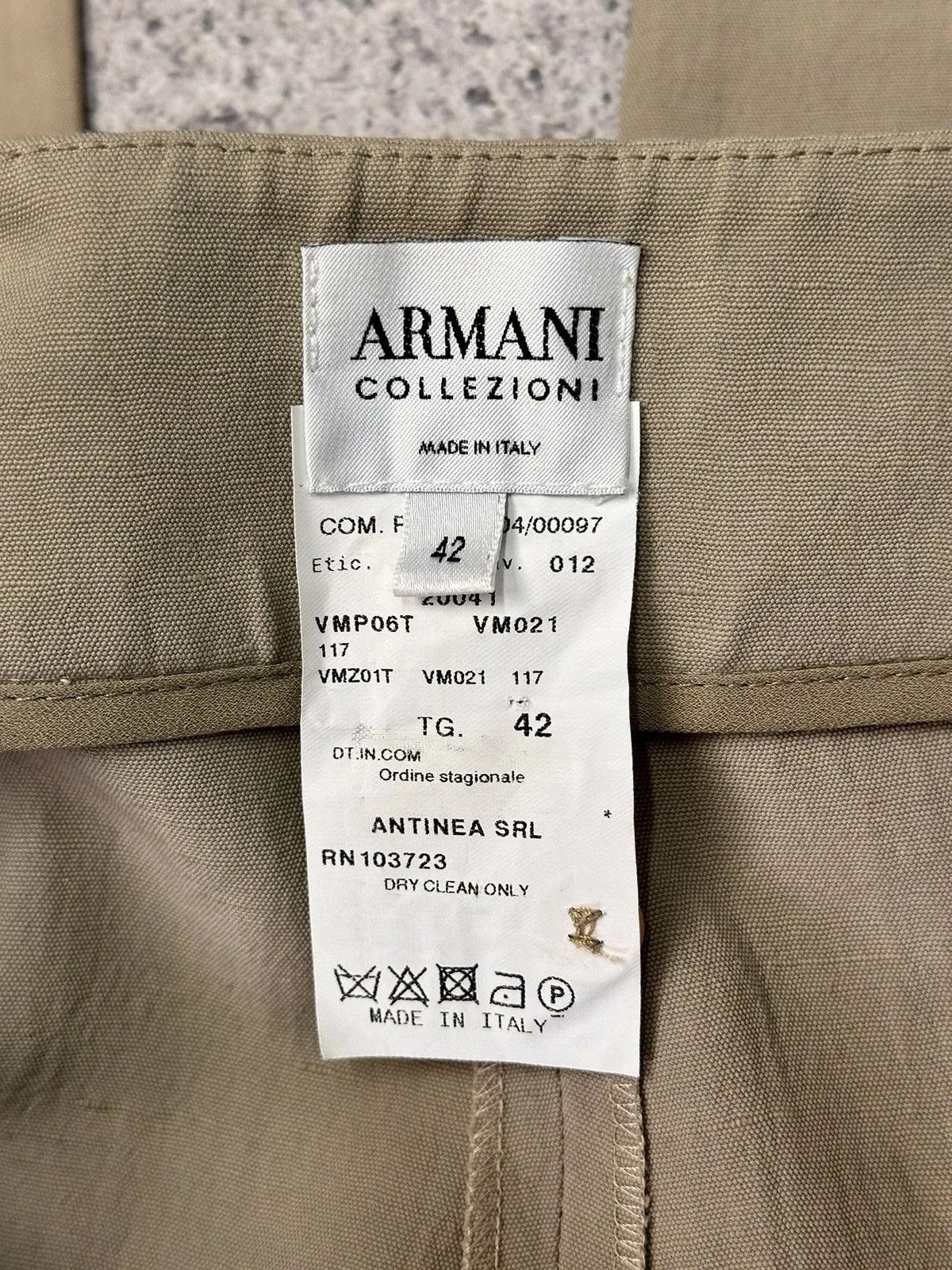 Armani Vintage Armani Beige Linen Two-Piece Minimalist Japan Style Size 28" / US 6 / IT 42 - 15 Thumbnail