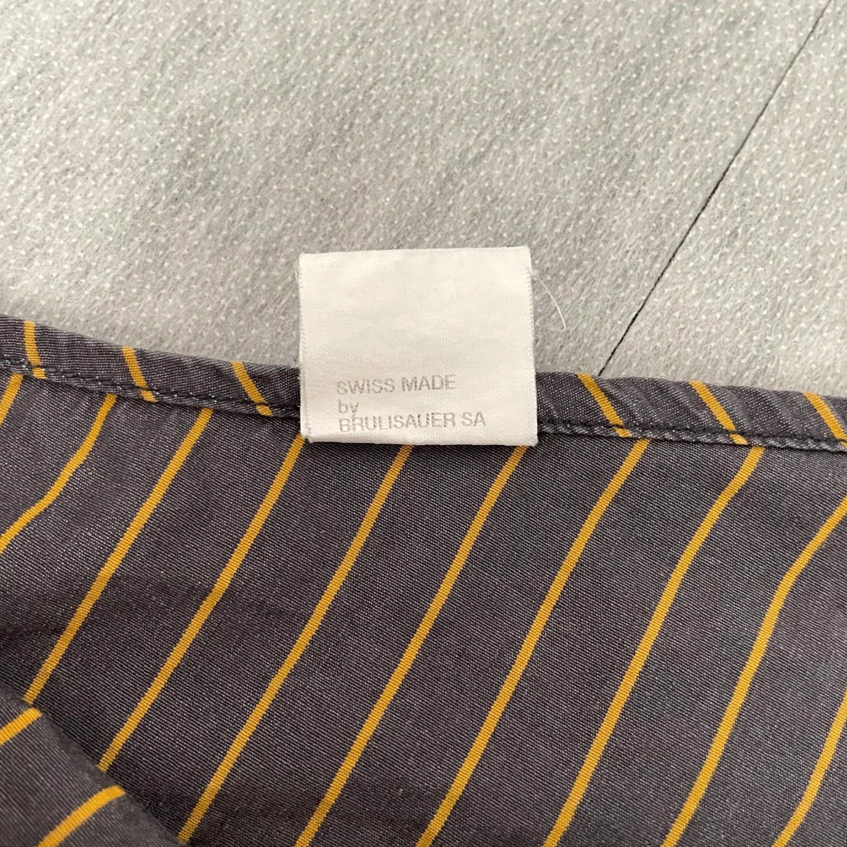 Vintage VINTAGE Maus & Hoffman Shirt Adult XL Stripe Button Up Long Sleeve Mens Gray Size US XL / EU 56 / 4 - 6 Thumbnail