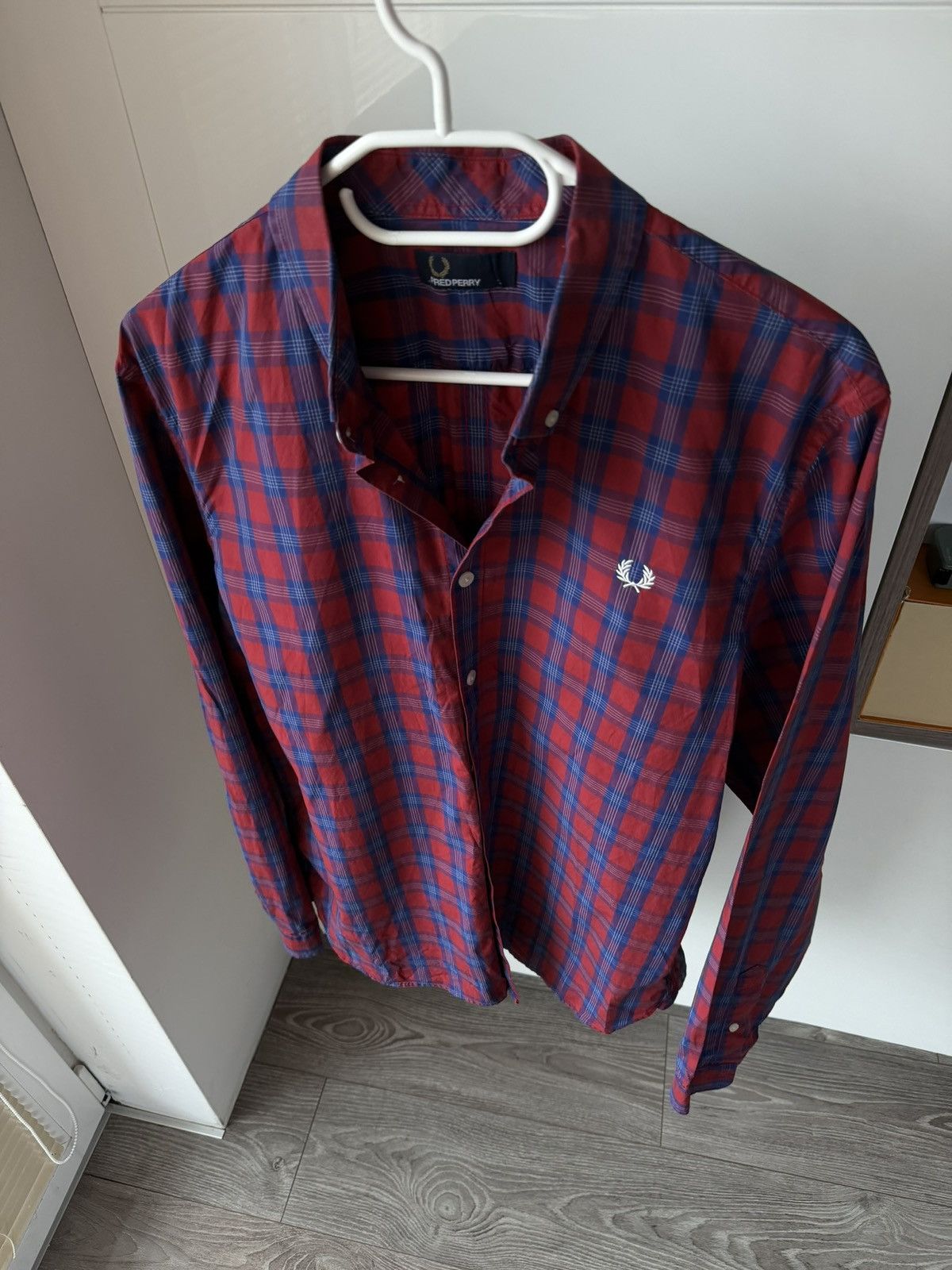 Fred Perry Fred Perry Embroidered Logo Cell Shirt Size US L / EU 52-54 / 3 - 7 Thumbnail