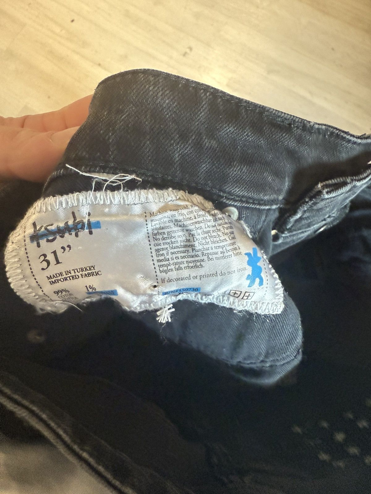 Ksubi KSUBI Black Denim Size 31 Size US 31 - 3 Thumbnail