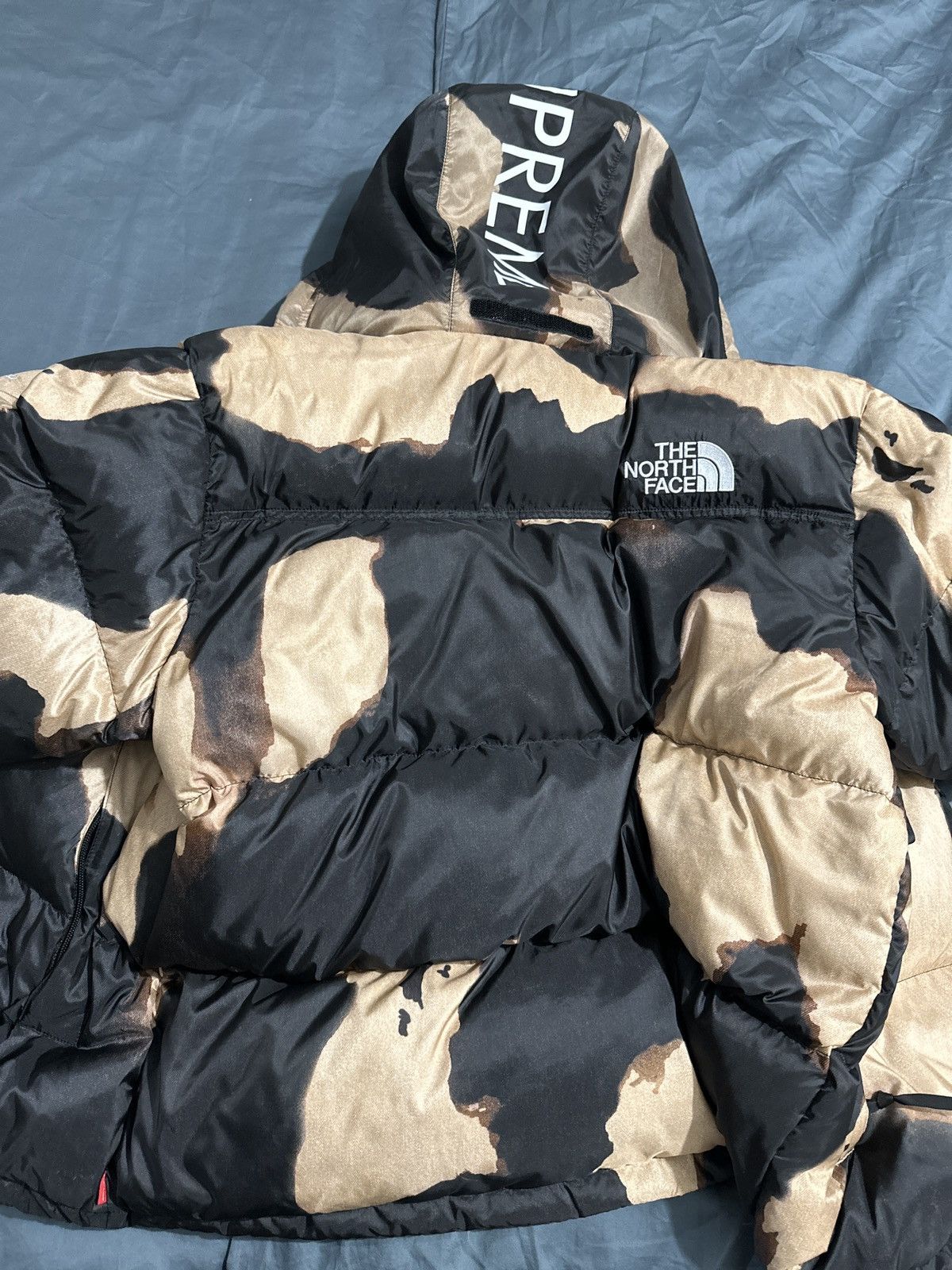 image of Supreme X The North Face Bleach Denim in Black, Men's (Size Large)
