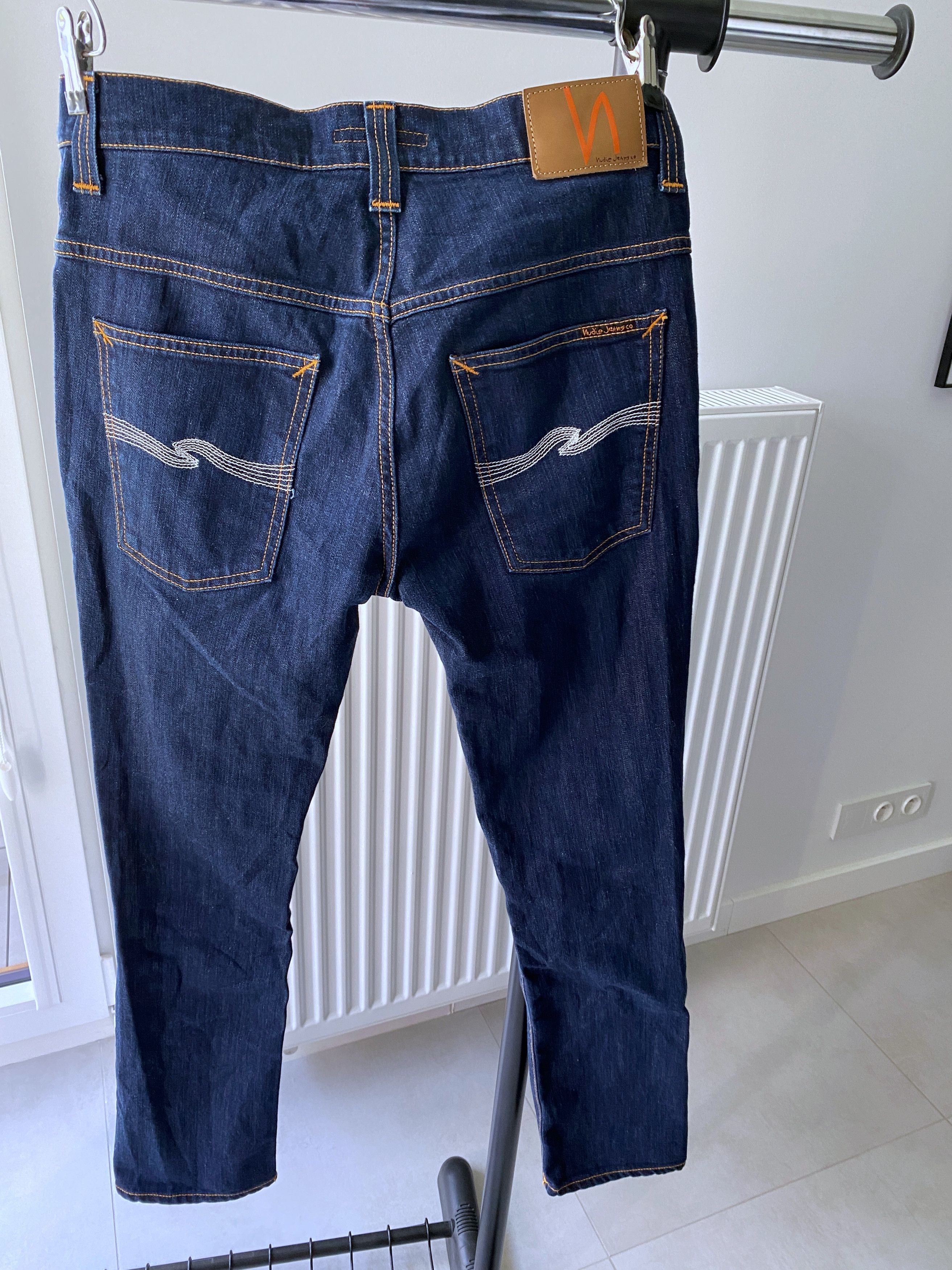 Nudie Jeans Thin Finn Dry Ecru Embo Skinny Nudie Jeans 25X32 | Grailed