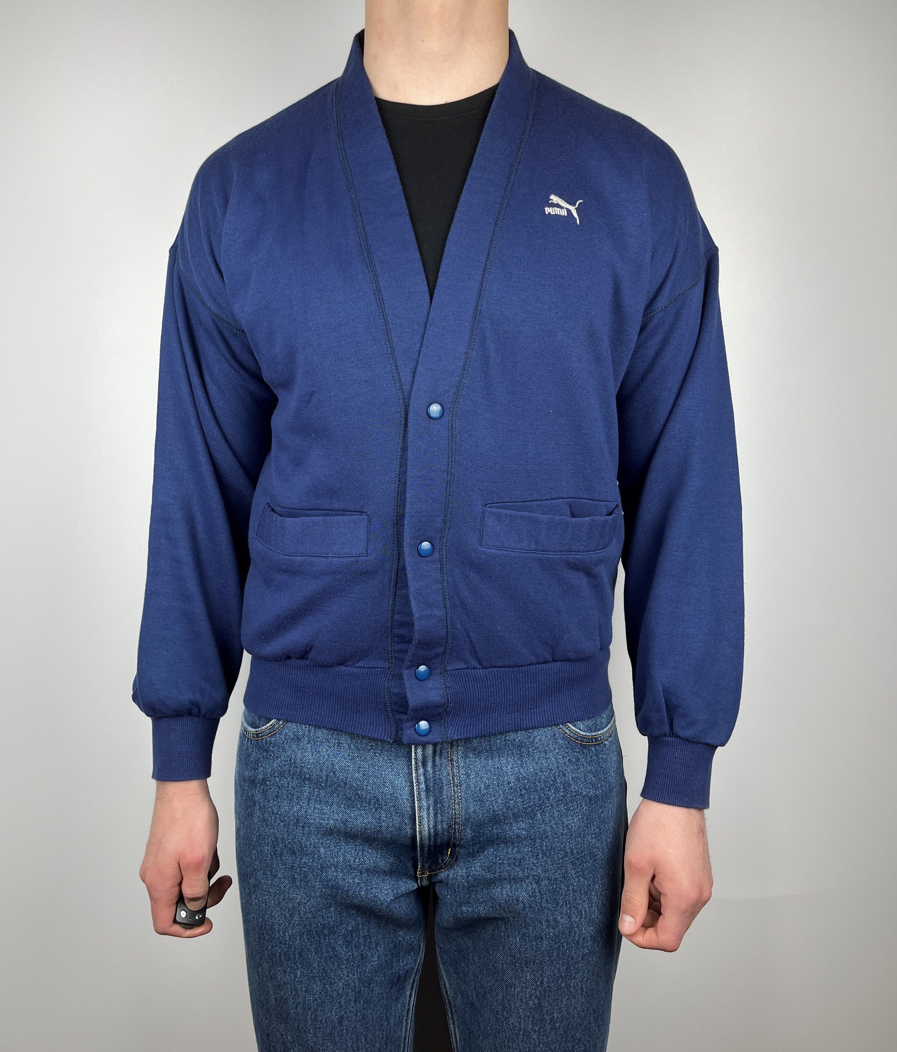 Puma 90's Puma Vintage Cardigan Size 5 fits to M Size US M / EU 48-50 / 2 - 1 Thumbnail