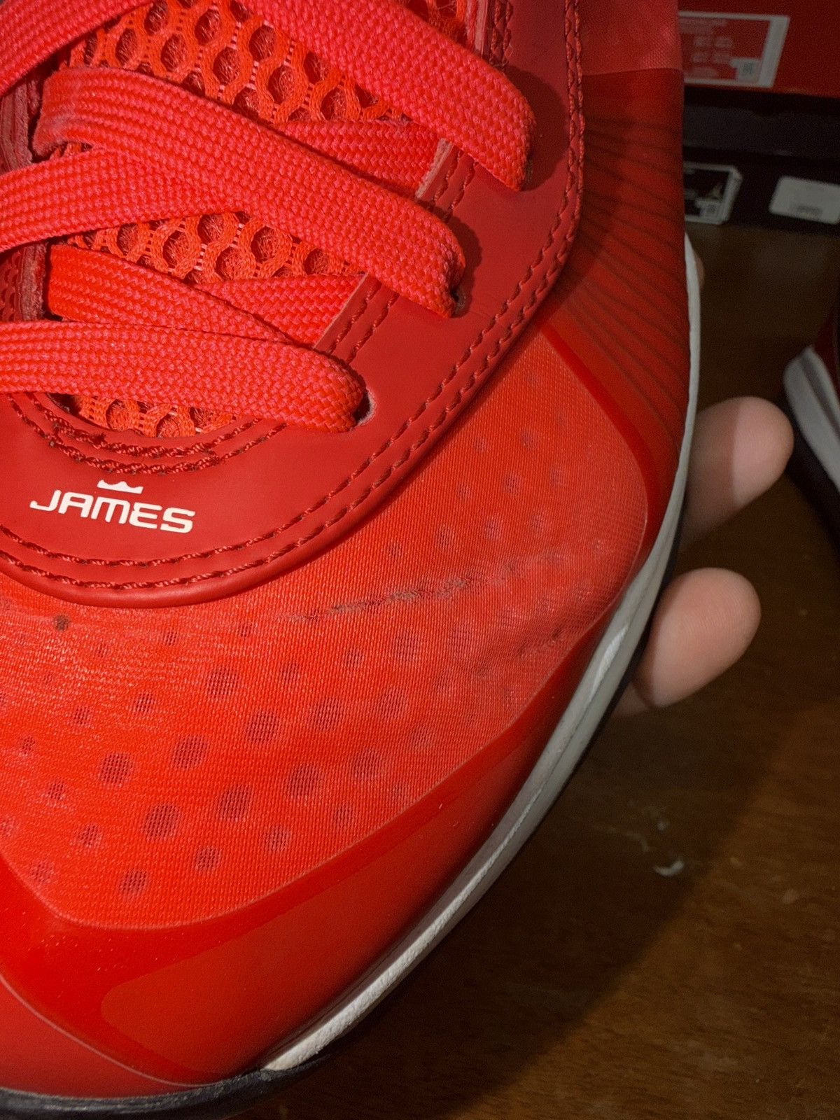 Nike Nike Lebron 8 v2 Low Solar Red size 10 Size US 10 / EU 43 - 9 Thumbnail