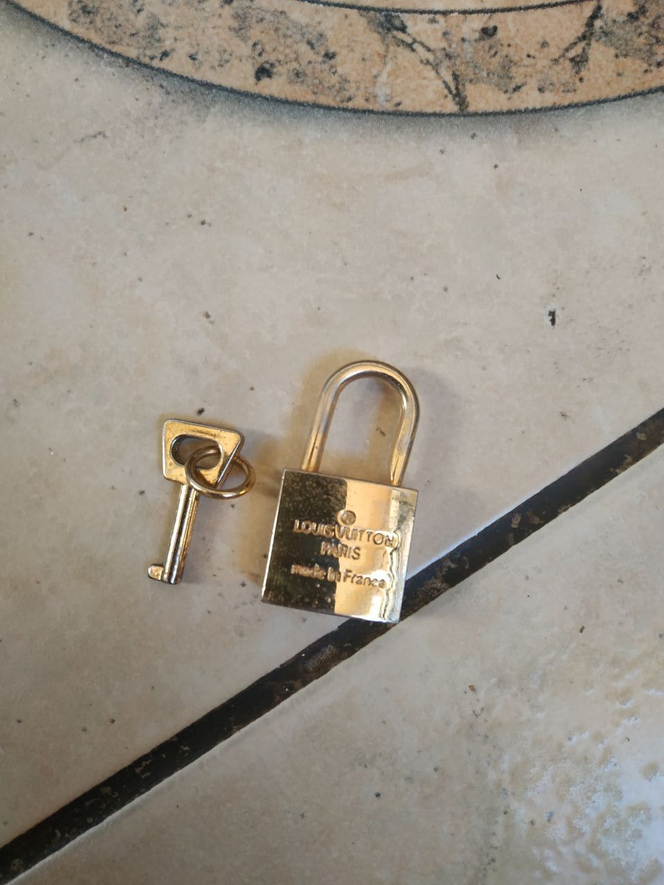 Louis Vuitton Louis Vuitton Padlock and Key Set - Authentic Gold Brass Size ONE SIZE - 12 Thumbnail