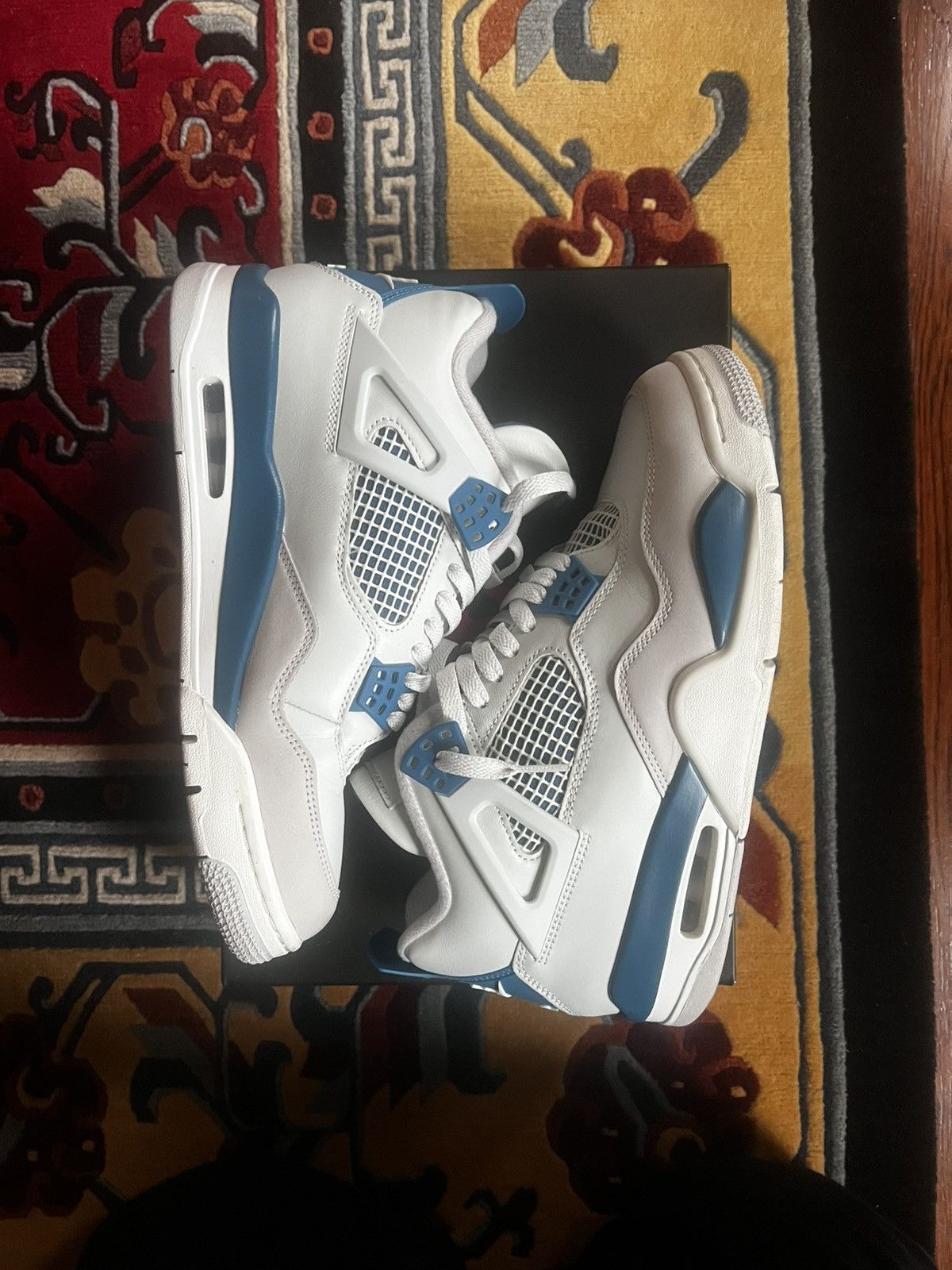 Jordan Brand Air Jordan 4 Military Blue Sz9 Size US 9 / EU 42 - 2 Thumbnail