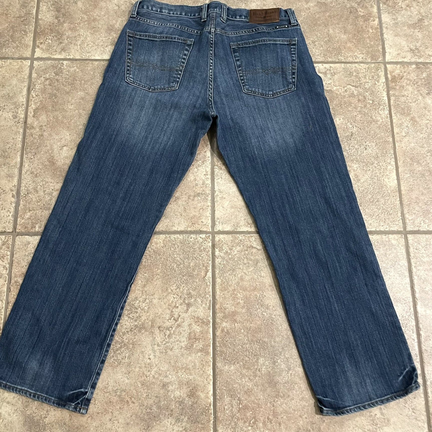Lucky Brand Lucky Brand Vintage Straight Blue Jeans Mens Size 34 Inseam 30 Size US 34 / EU 50 - 5 Thumbnail