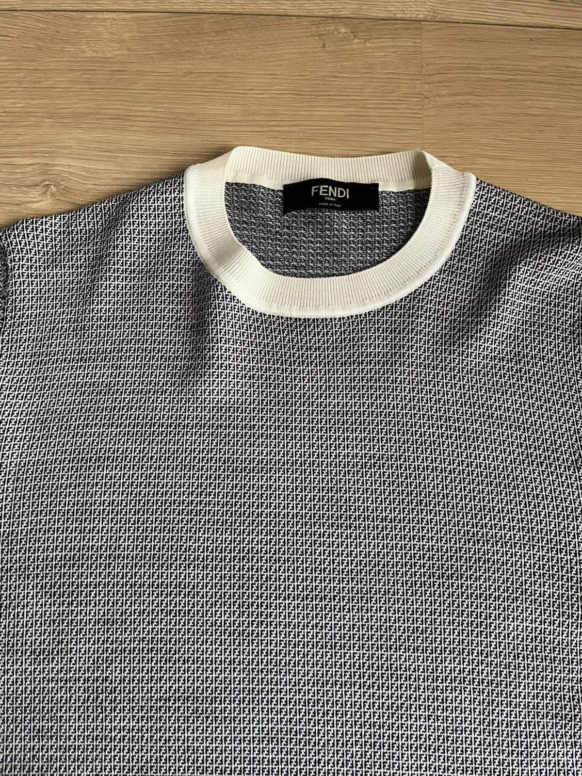 Fendi Fendi FF Wool Pullover Size US M / EU 48-50 / 2 - 2 Thumbnail