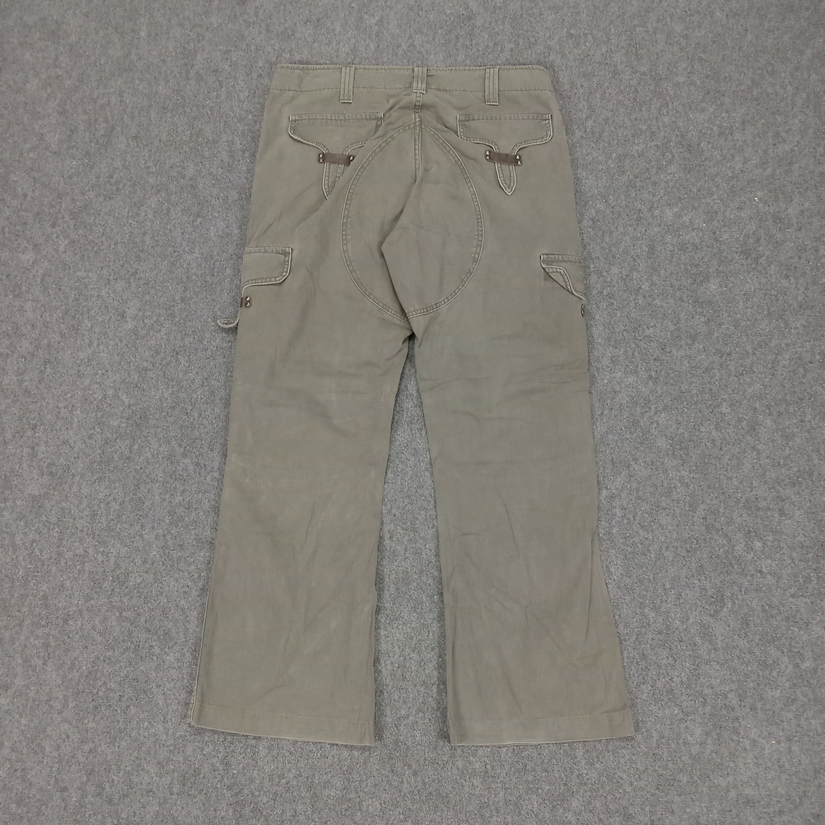 Alpha Industries × Vintage Alpha Industries Military Style Cargo Pants Size US 35 - 7 Thumbnail