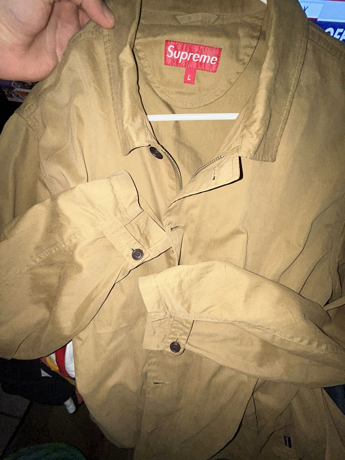 Supreme Supreme Button Zip Jacket size Large Size US L / EU 52-54 / 3 - 6 Thumbnail