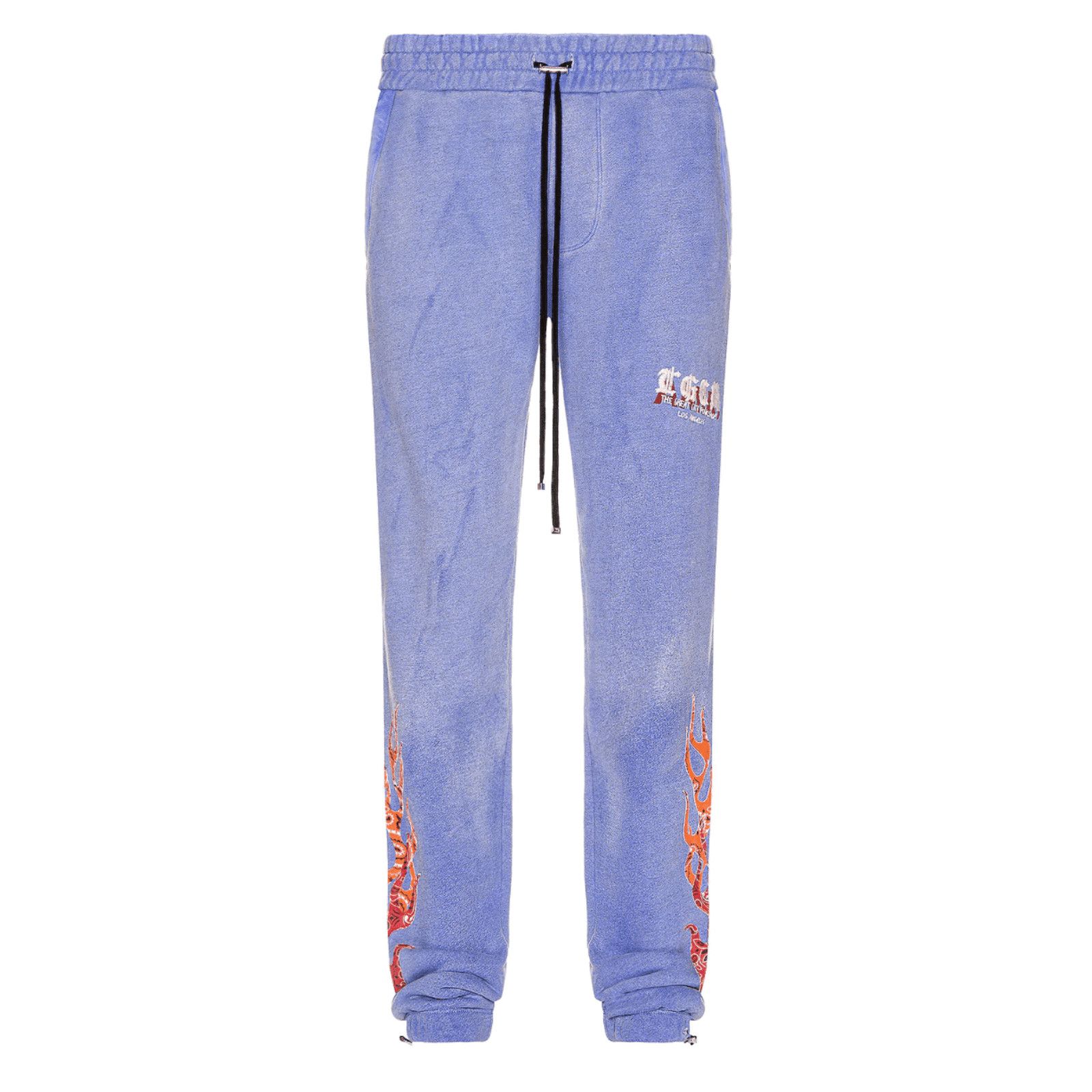 Image of Amiri T.g.c.w. Flame Sweatpants Blue, Men's (Size 36)