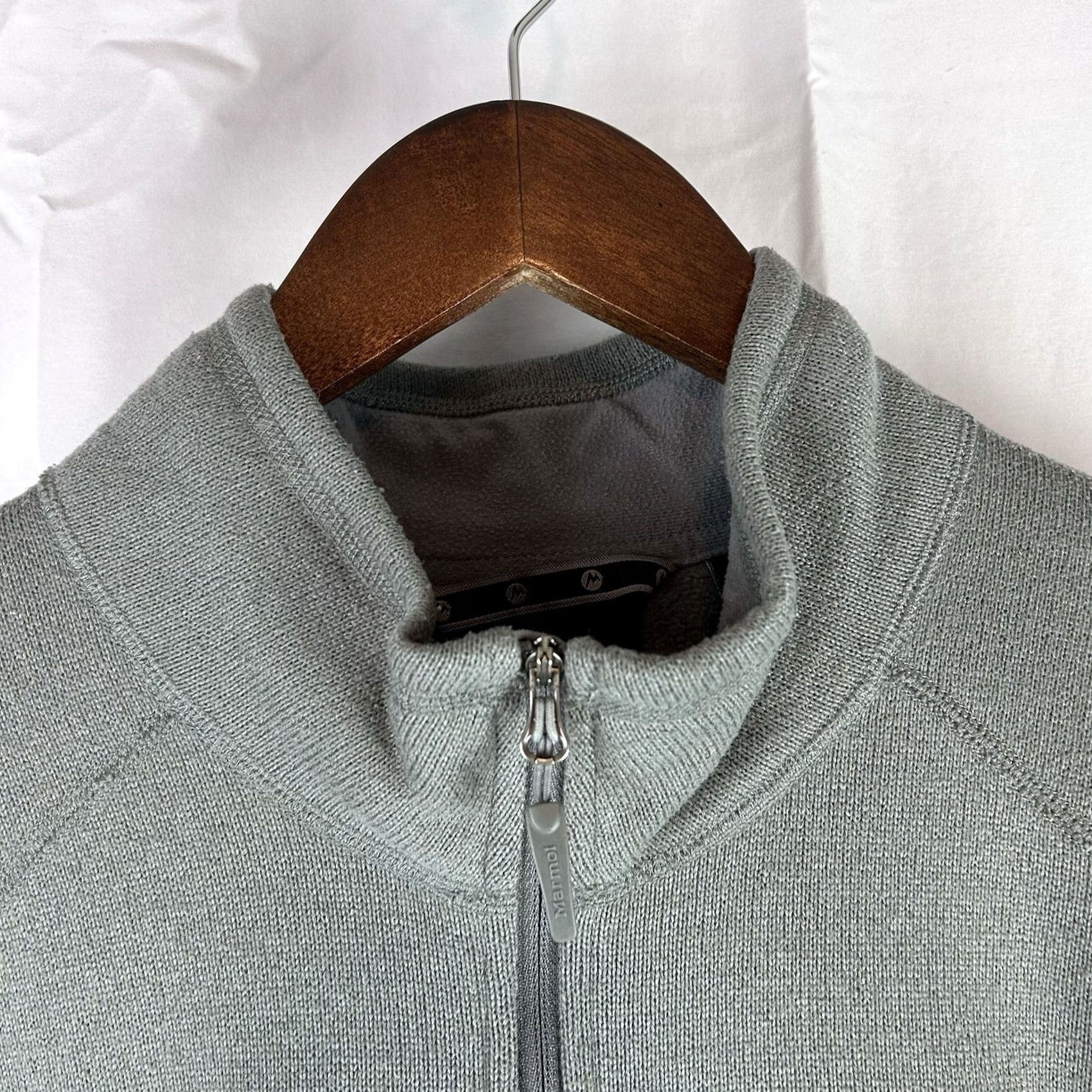 Marmot Marmot Shirt Mens XL Gray Sweater Knit Zip Sweatshirt Pullover Fleece E71100 Size US XL / EU 56 / 4 - 3 Thumbnail