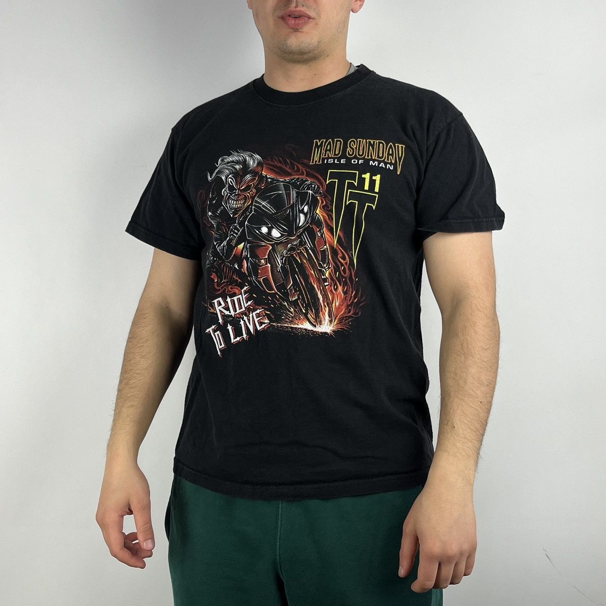 Other Ride to live Tshirt mad sunday skulls size Large Size US L / EU 52-54 / 3 - 1 Thumbnail