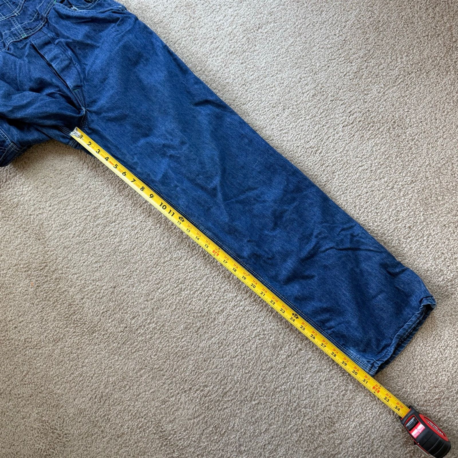 Oshkosh Vintage Sanforized Union Made OshKosh B’Gosh Denim Overalls Size US 32 / EU 48 - 10 Thumbnail