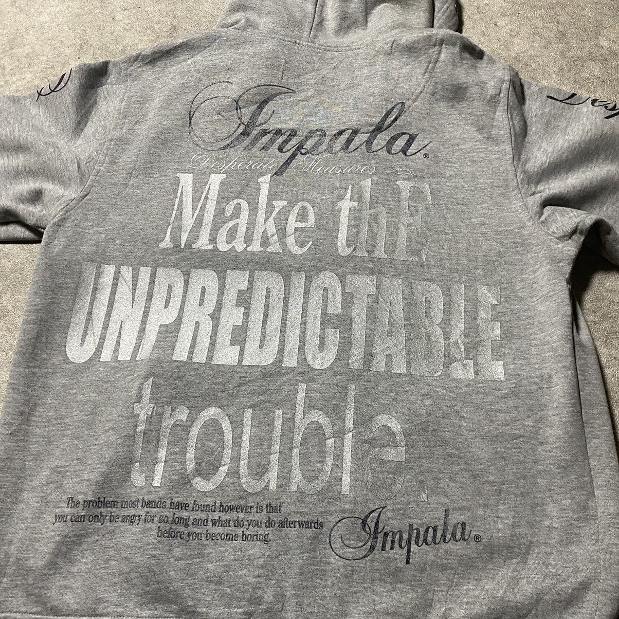 Japanese Brand 2000s Impala Studded Desperate Measures Hoodie Size US M / EU 48-50 / 2 - 2 Thumbnail
