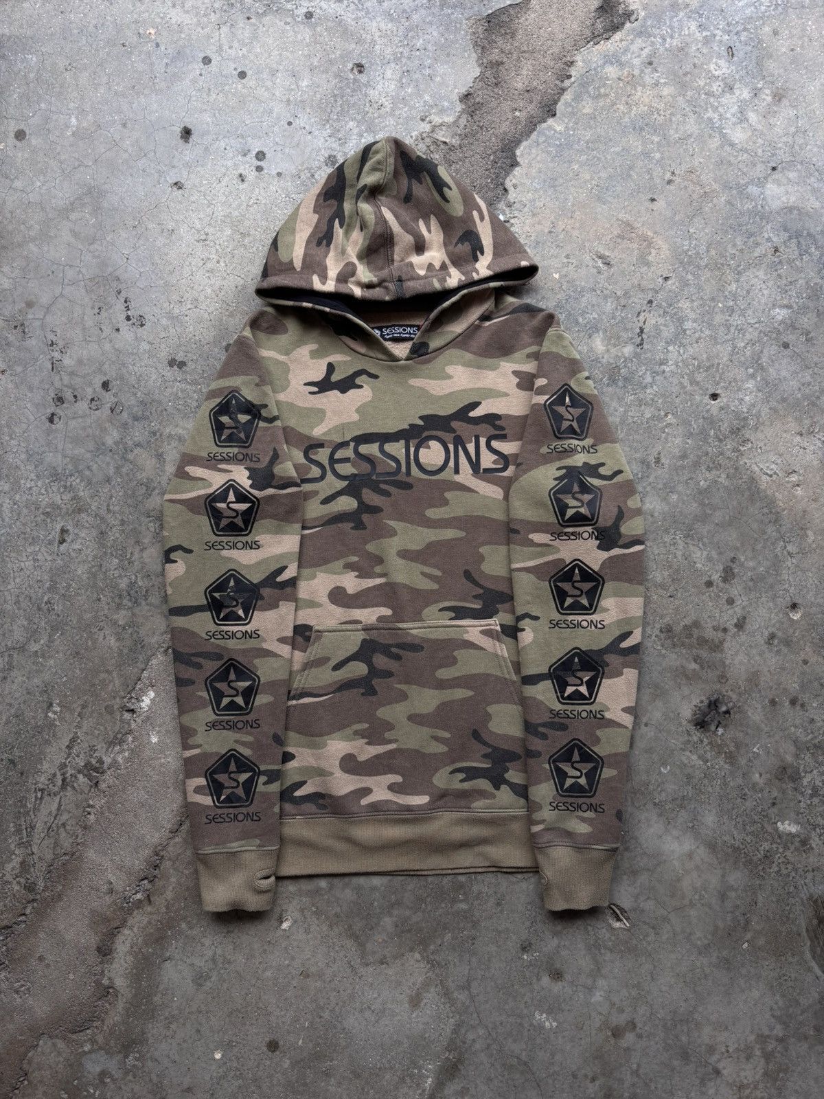Sessions Sessions Camouflage Hoodie Size US M / EU 48-50 / 2 - 2 Thumbnail