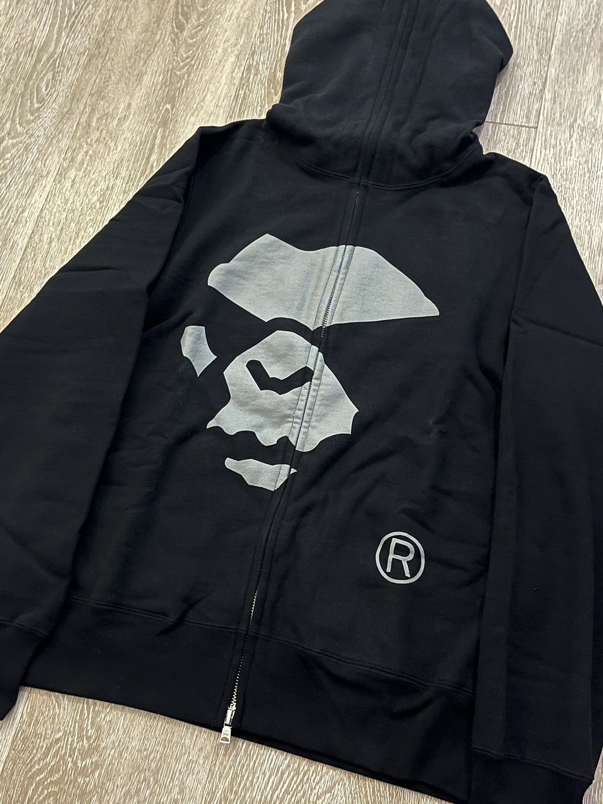 Bape Bape Angry Ape Black Full-Zip Hoodie Size US M / EU 48-50 / 2 - 2 Thumbnail