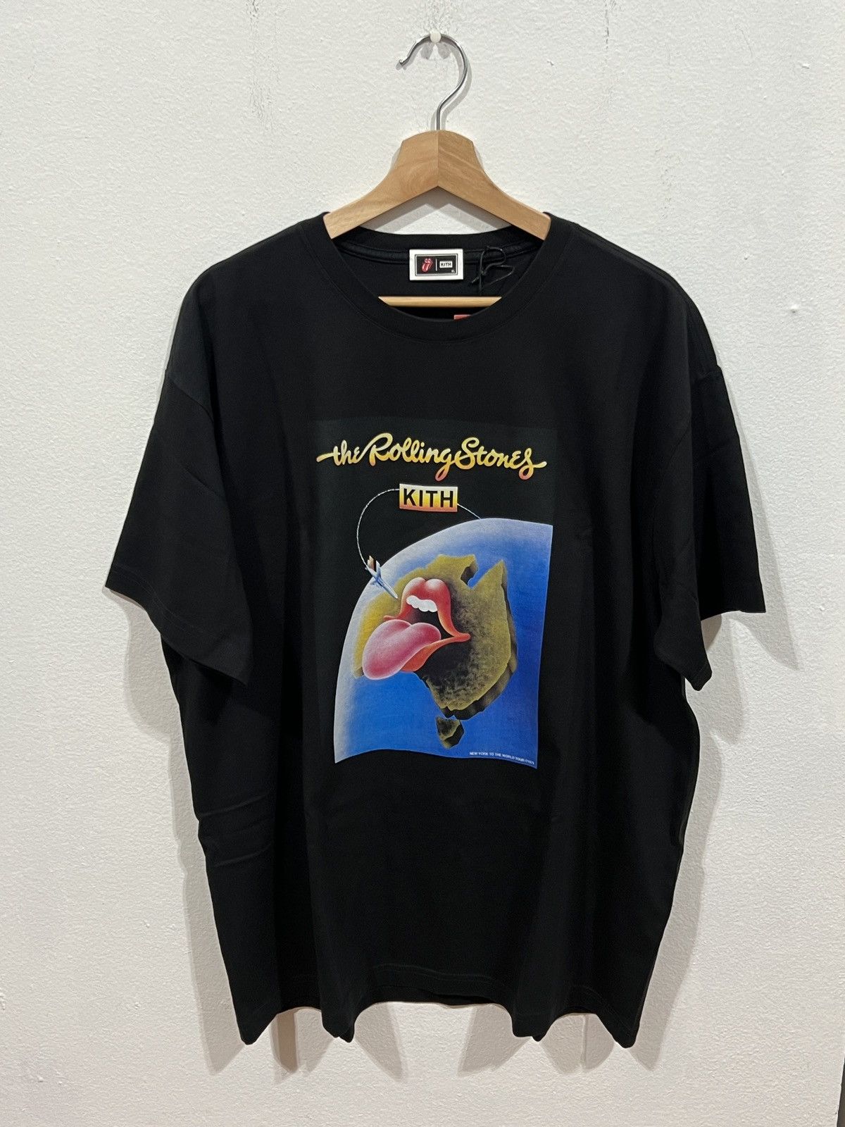 Kith The Rolling Stone Poster Black Tee