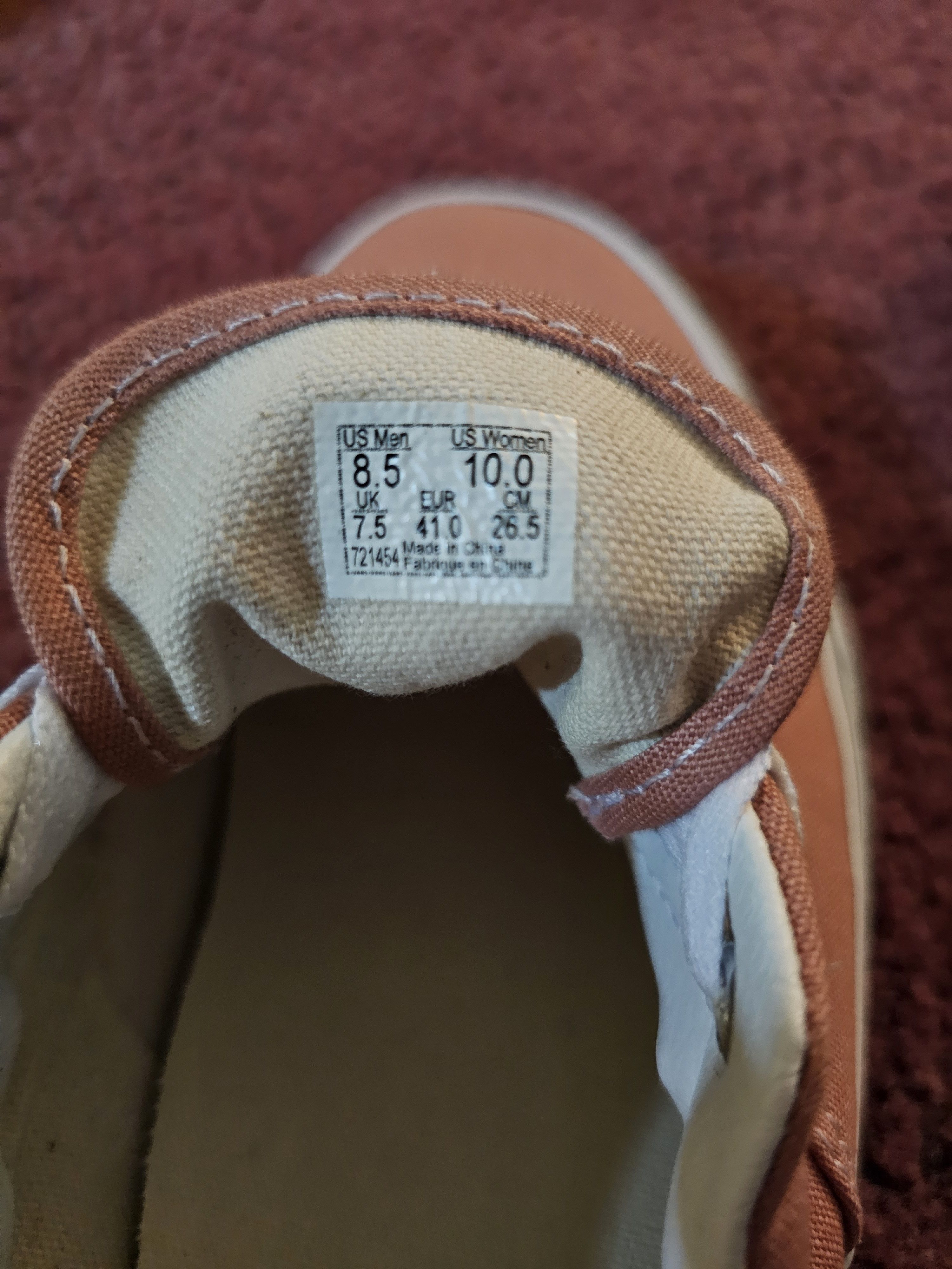 Vans Vans OG era low top salmon Size US 8.5 / EU 41-42 - 5 Thumbnail