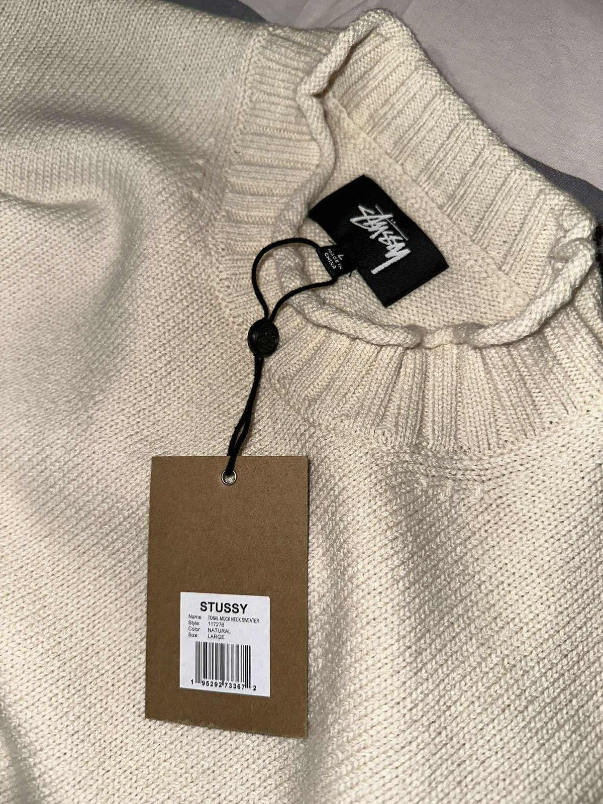 Stussy Stussy Surfman Mock Sweater Boxy 2025 2056 Size US L / EU 52-54 / 3 - 4 Thumbnail