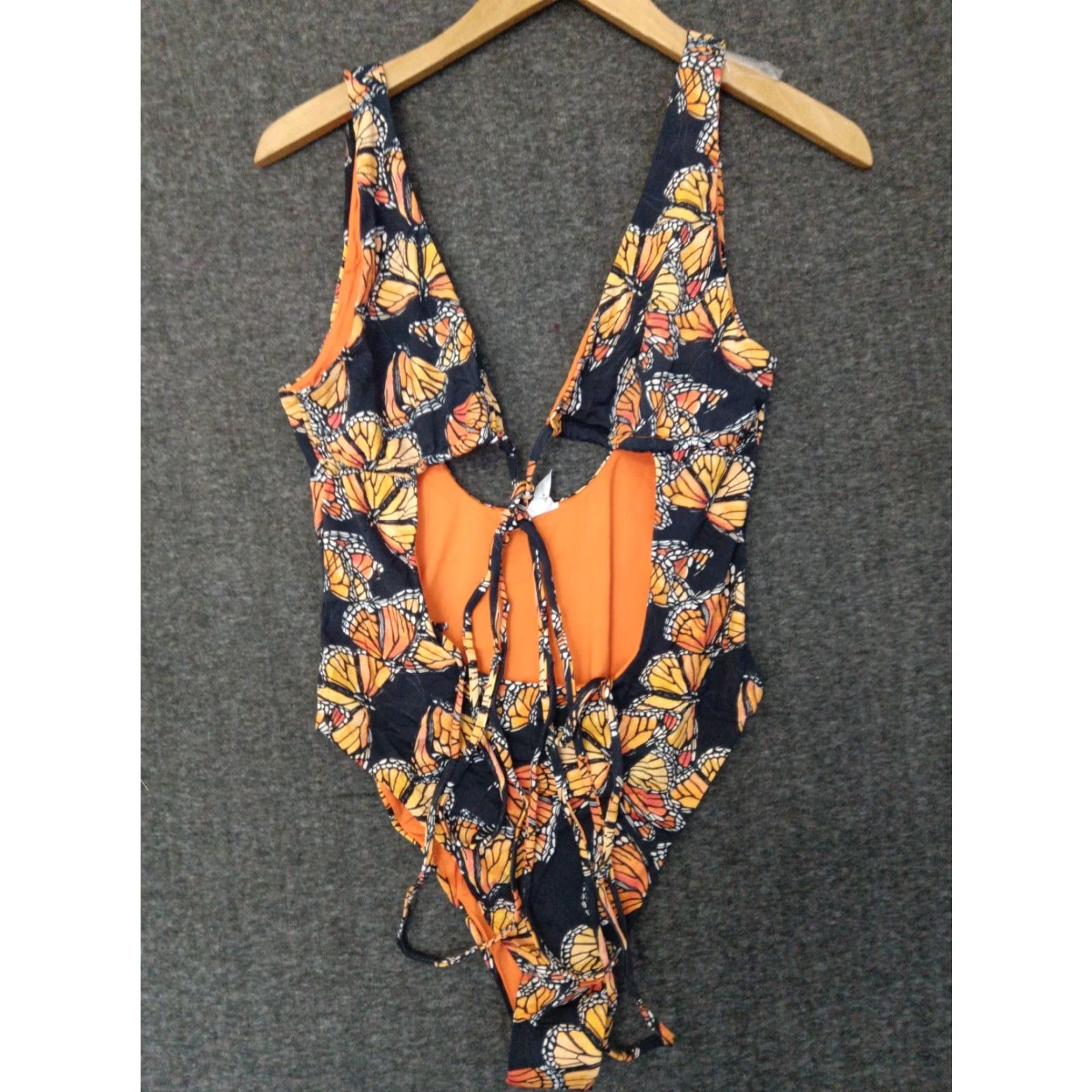 Triangl Toluca One Piece Swimsuit Multicolor Ladies M Triangle Waist Wrap Open Tummy Size ONE SIZE - 2 Thumbnail