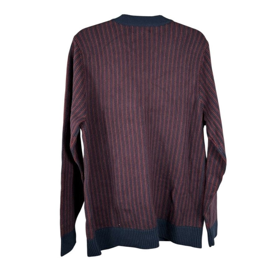 Other Goodfellow & Co. Burgundy and Navy Striped Sweater Medium Size US M / EU 48-50 / 2 - 5 Thumbnail