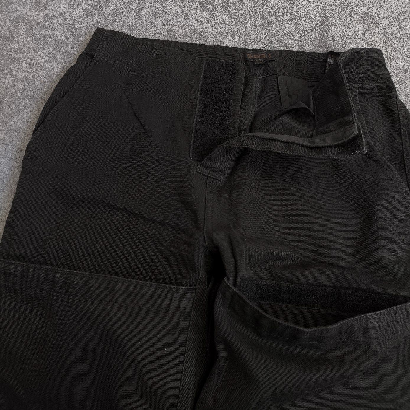 Yeezy Kanye west season 3 Velcro cargo pants sz tag m