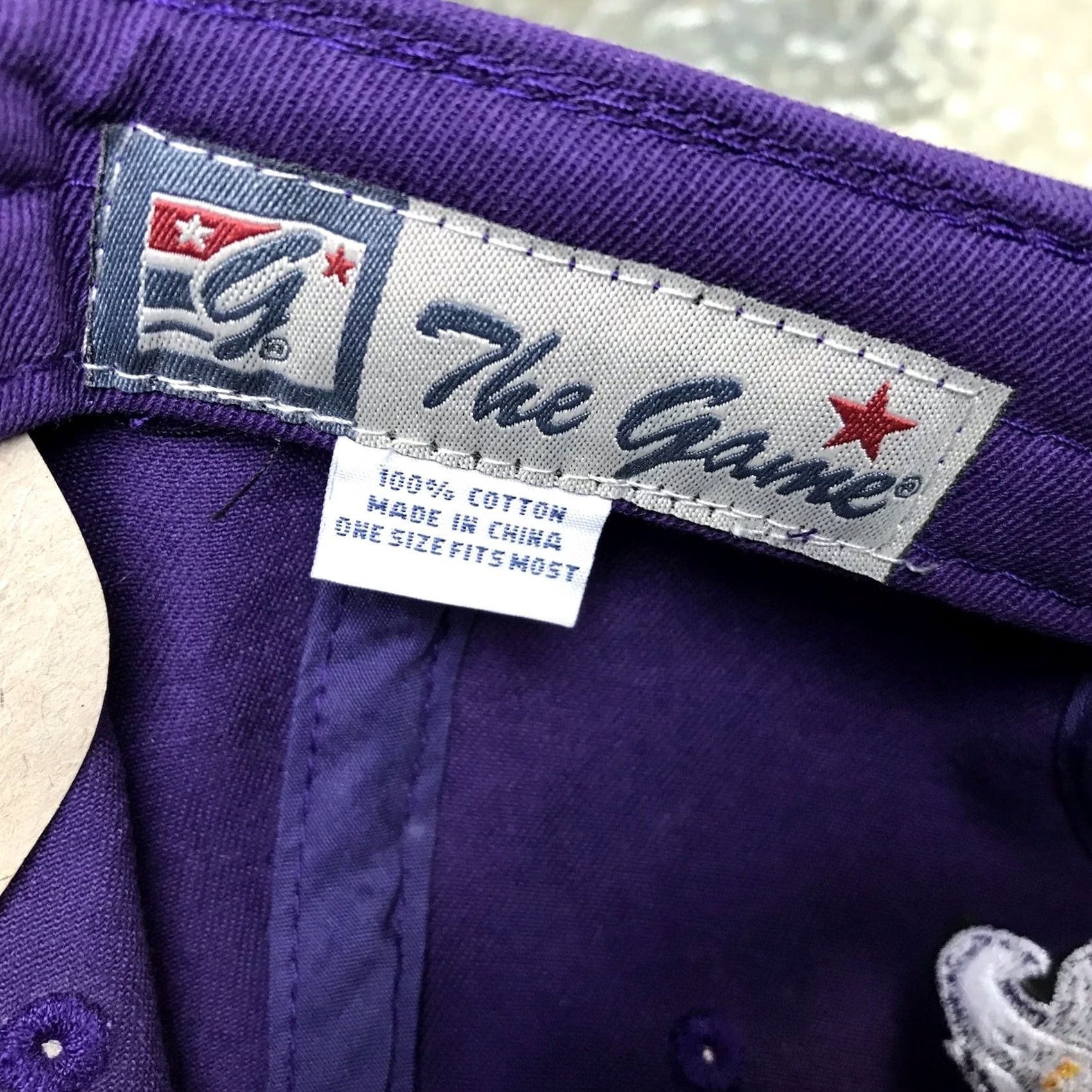 NFL VINTAGE The Game Philadelphia Eagles NFL Embroidered Adjustable Cap Hat Unisex Purple/Brown Baseball Cap Size ONE SIZE - 4 Thumbnail