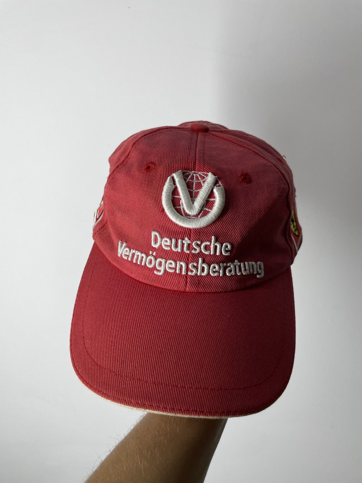 Formula 1 × Vintage Vintage Ferrari F1 Racing Michael Schumacher Deutche Hat Size ONE SIZE - 2 Thumbnail