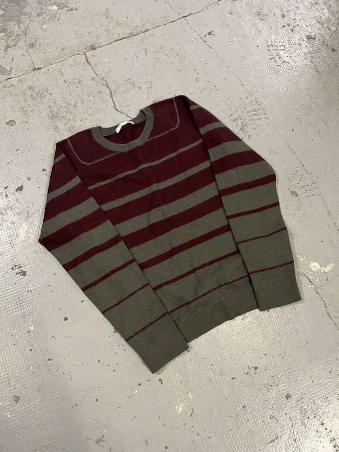 Daniele Alessandrini 2000s Daniele Alessandrini Grey & Purple Wool Sweater Size S / US 4 / IT 40 - 4 Thumbnail