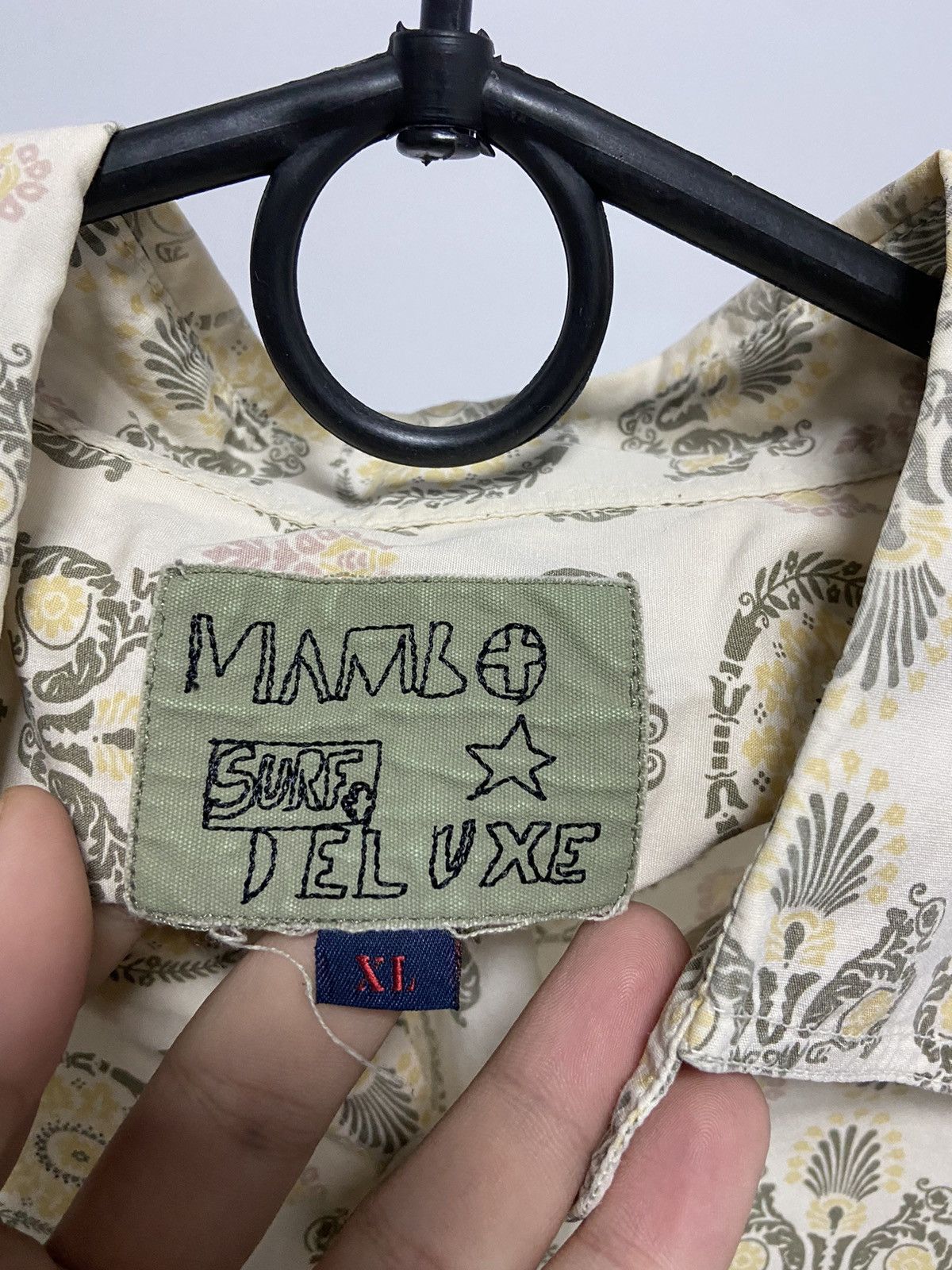 Mambo × Vintage Mambo vintage monogram logo overprint button ups shirts Size US XL / EU 56 / 4 - 5 Thumbnail
