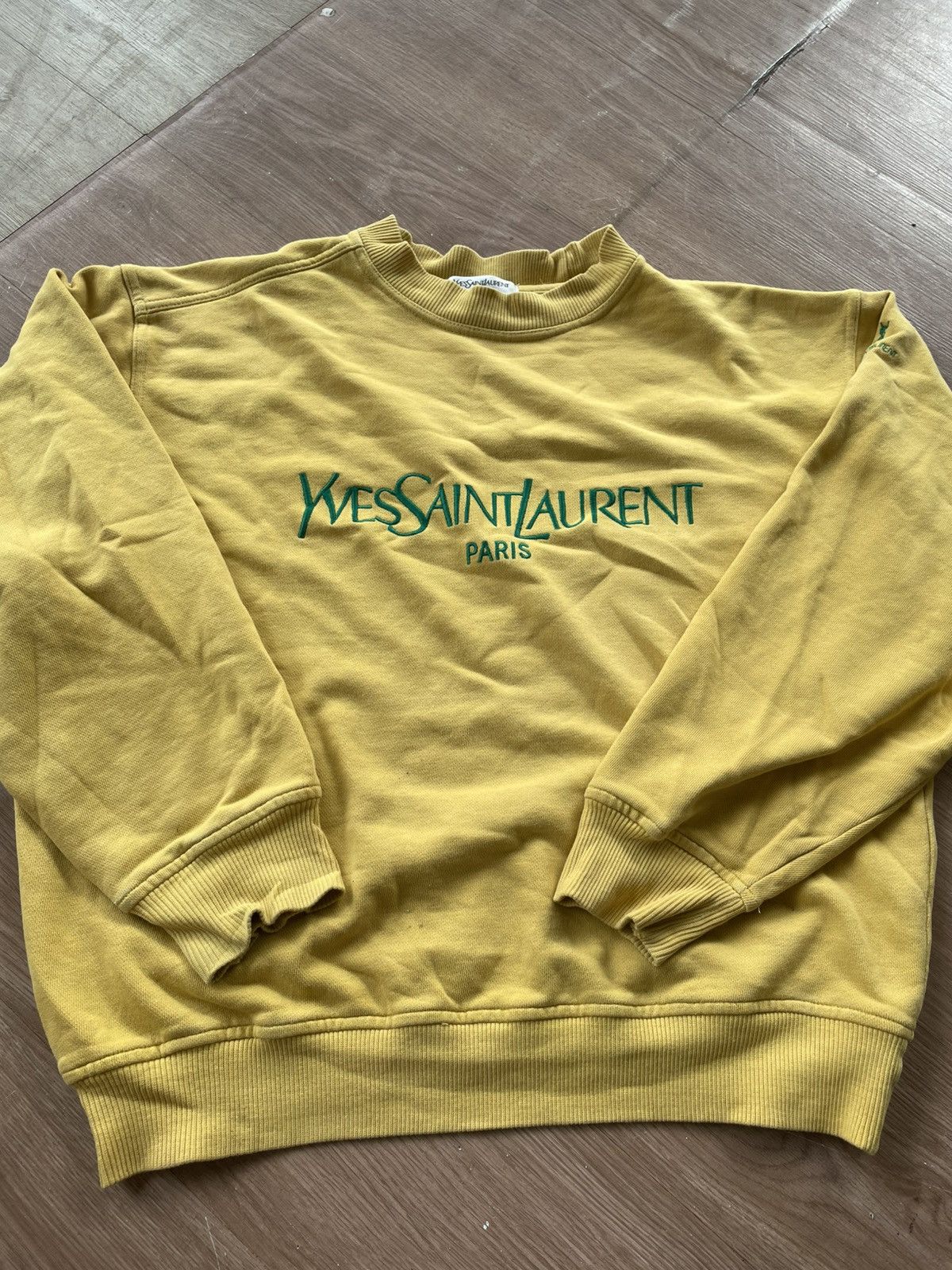 Yves Saint Laurent Yves saint laurent big logo sweatshirt Size US L / EU 52-54 / 3 - 1 Thumbnail