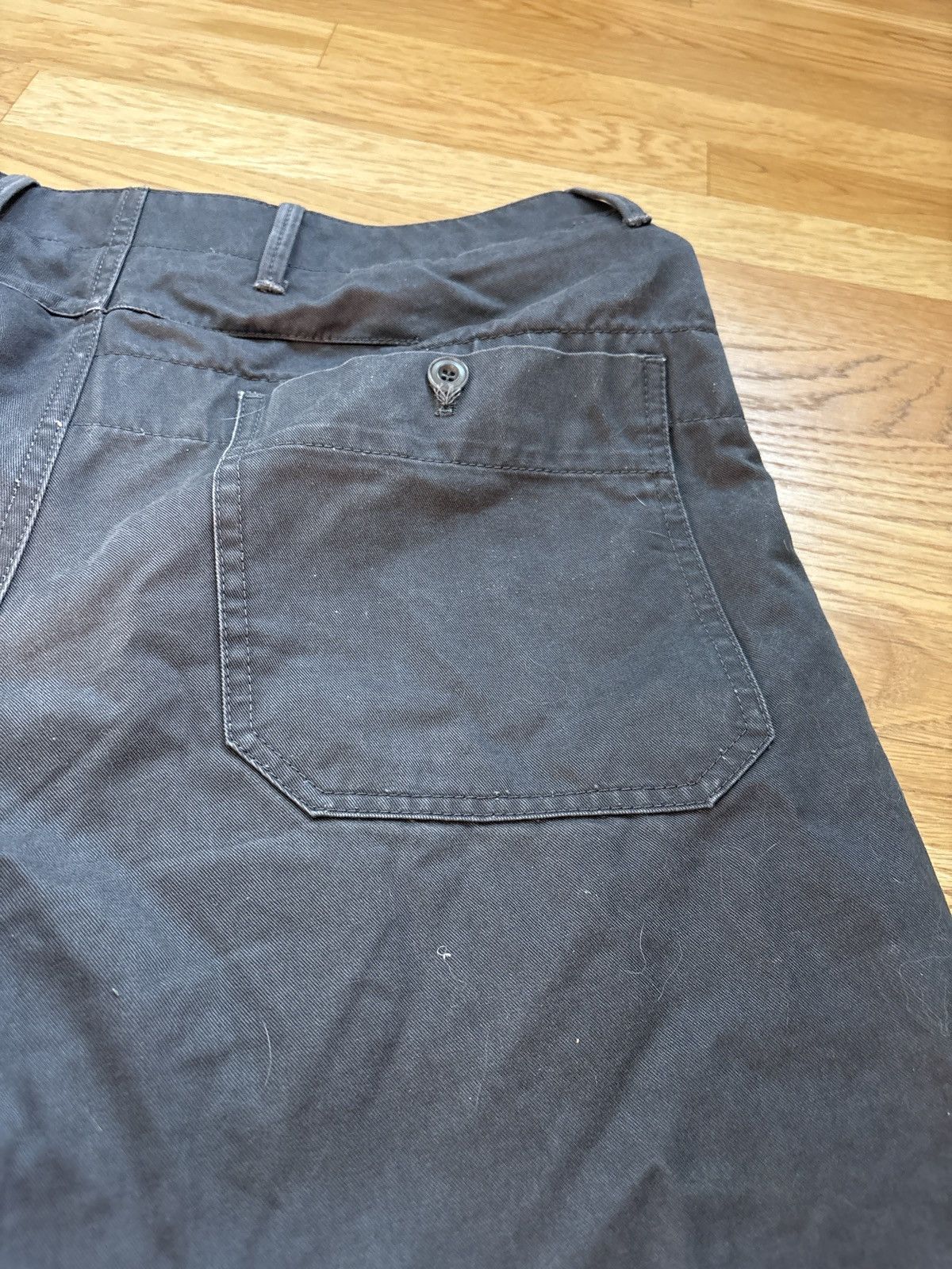 Lemaire Grey Lemaire Chino Twill Trousers Size US 33 - 9 Thumbnail