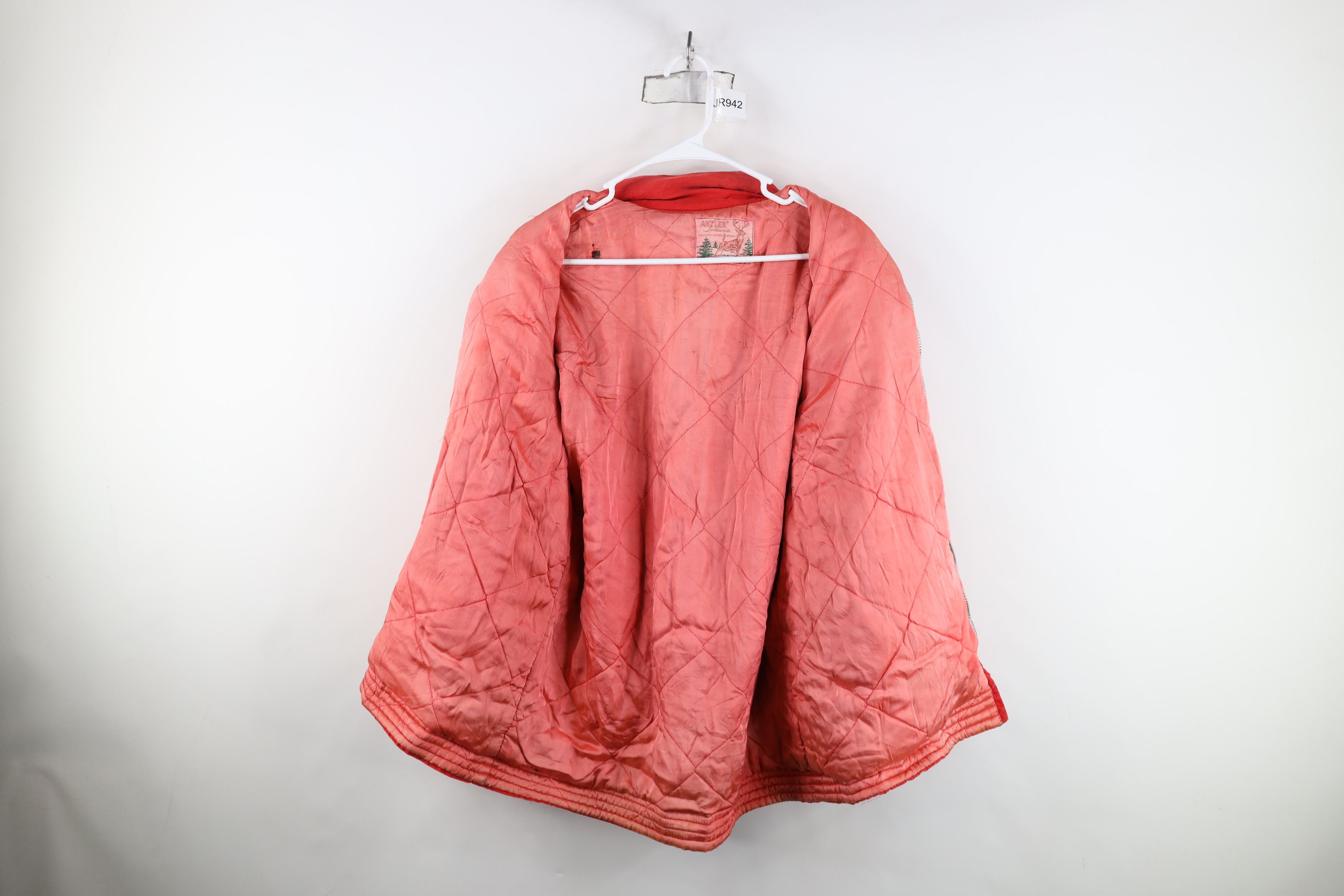 Vintage Vintage 60s Streetwear Hunting Chore Jacket Red USA Size US L / EU 52-54 / 3 - 11 Thumbnail