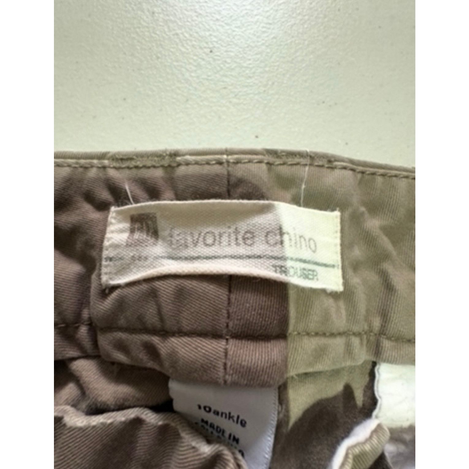 Gap GAP Favorite Chino Women’s Size 10 Ankle Khaki Pants Size 32" / US 10 / IT 46 - 4 Thumbnail