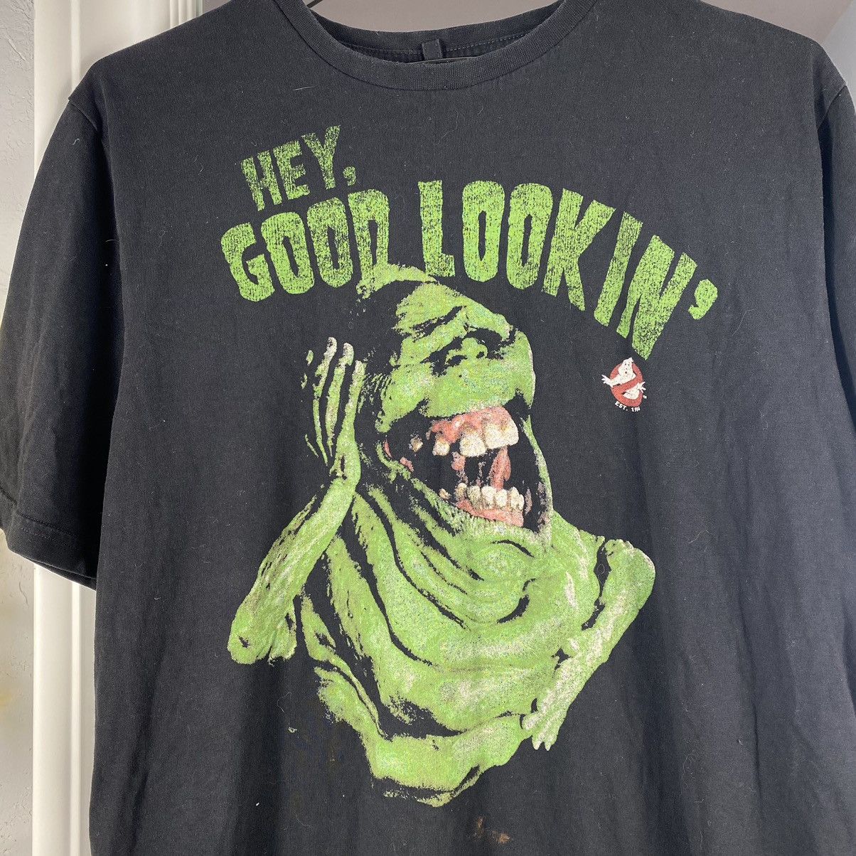 Vintage GHOSTBUSTERS Y2K GREEN GHOST PRINT T SHIRT Size US L / EU 52-54 / 3 - 2 Thumbnail